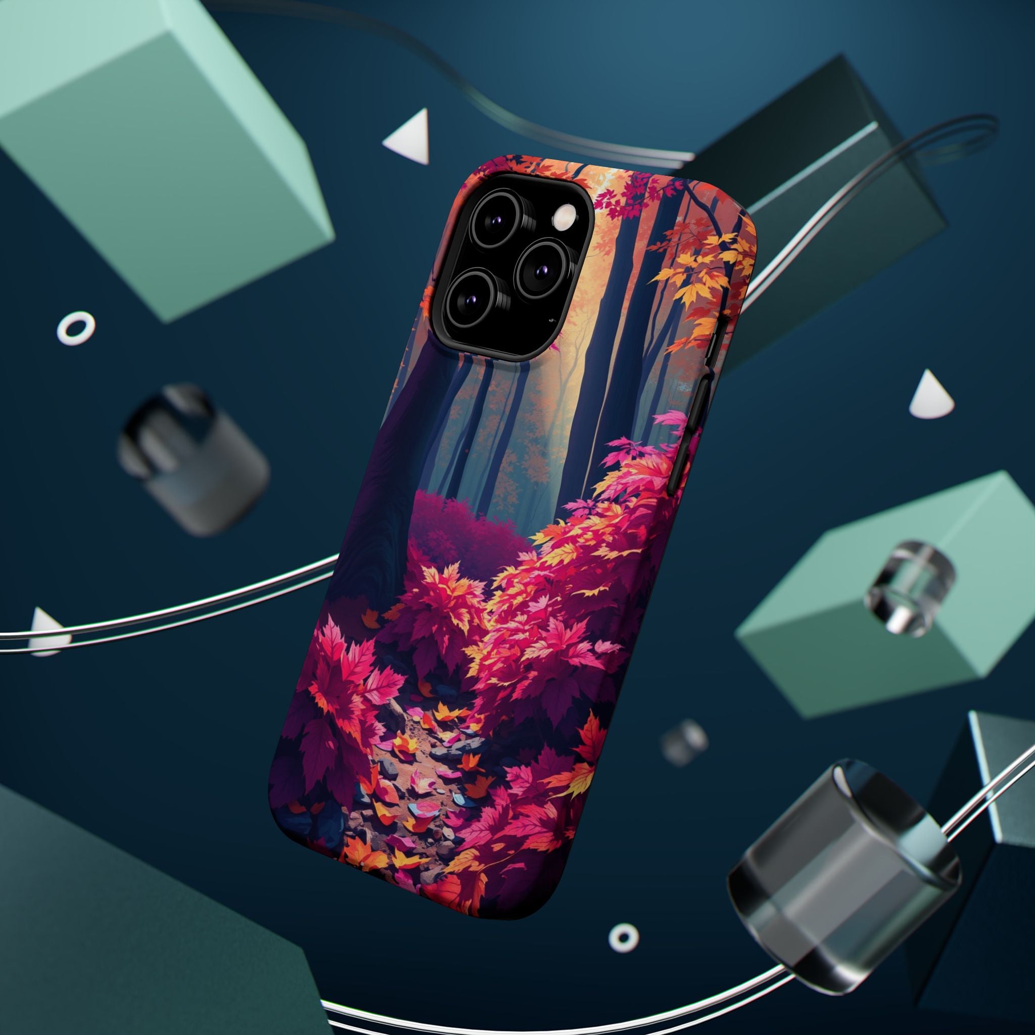 iPhone Earthy Autumn Forest Floor Design Slim Everyday iPhone Designer · iPhone