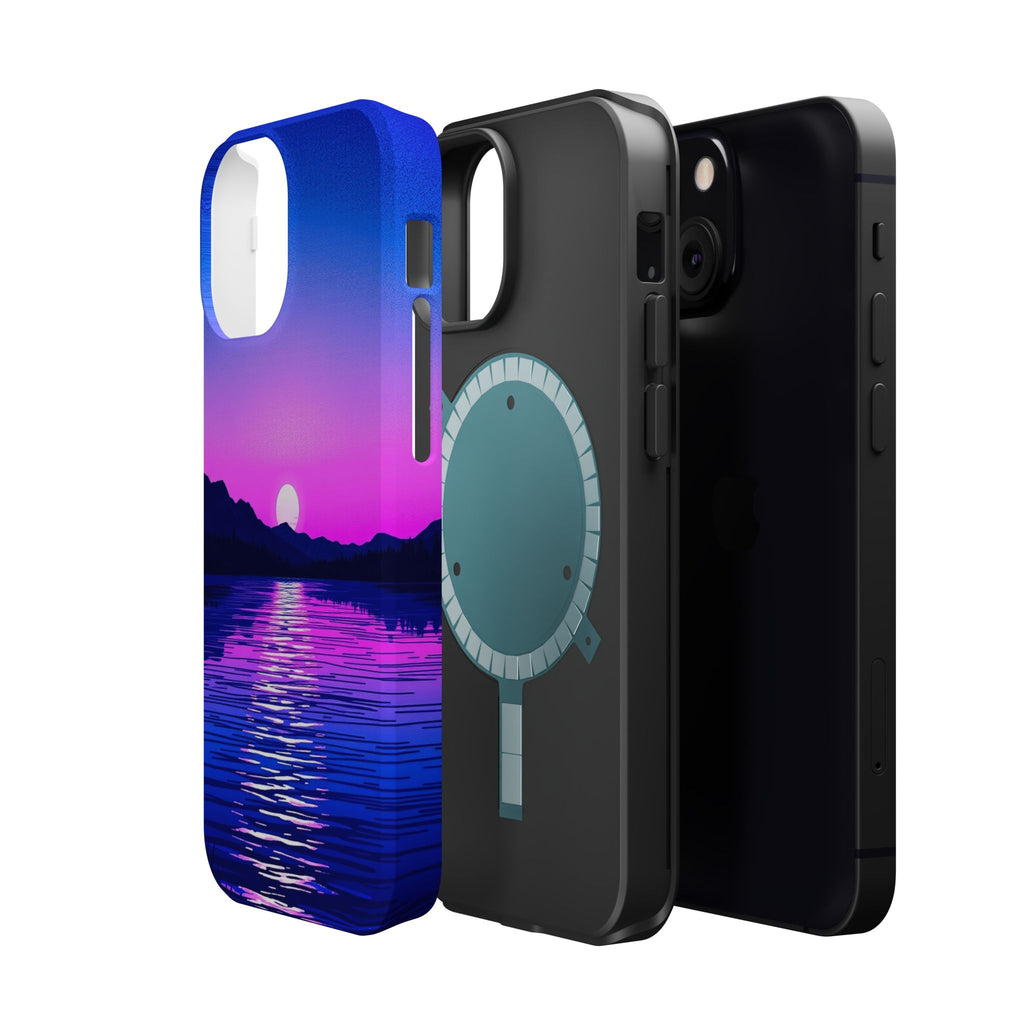iPhone Indigo And Violet Lake at Twilight Slim iPhone Everyday Designer · iPhone