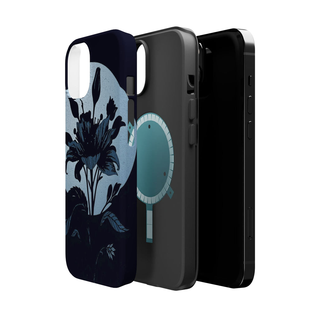 iPhone Radiant Floral Silhouette Design Slim Everyday Designer Case · iPhone Cas