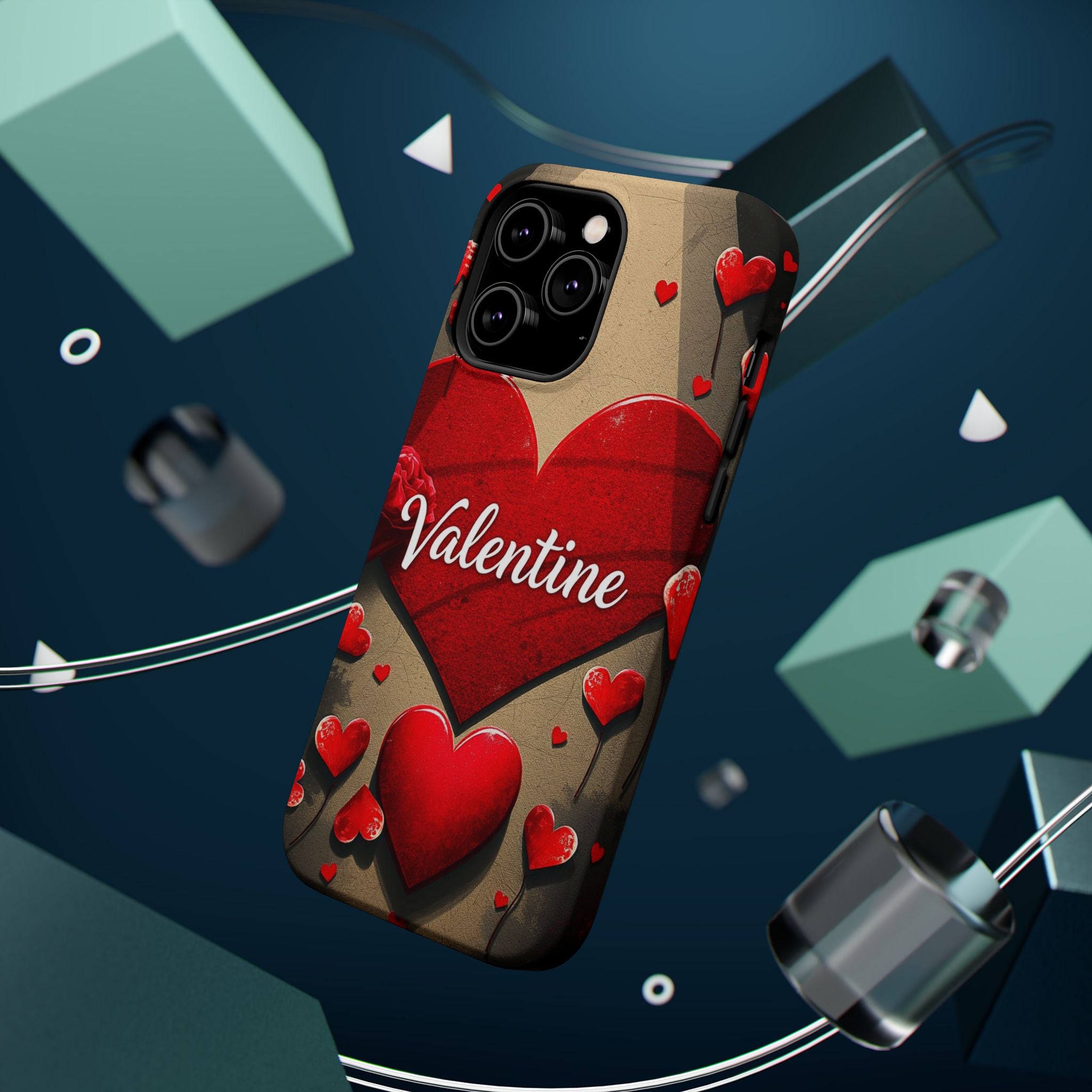iPhone Serene Vintage Valentine Card Design Slim Everyday Designer Case · iPhone