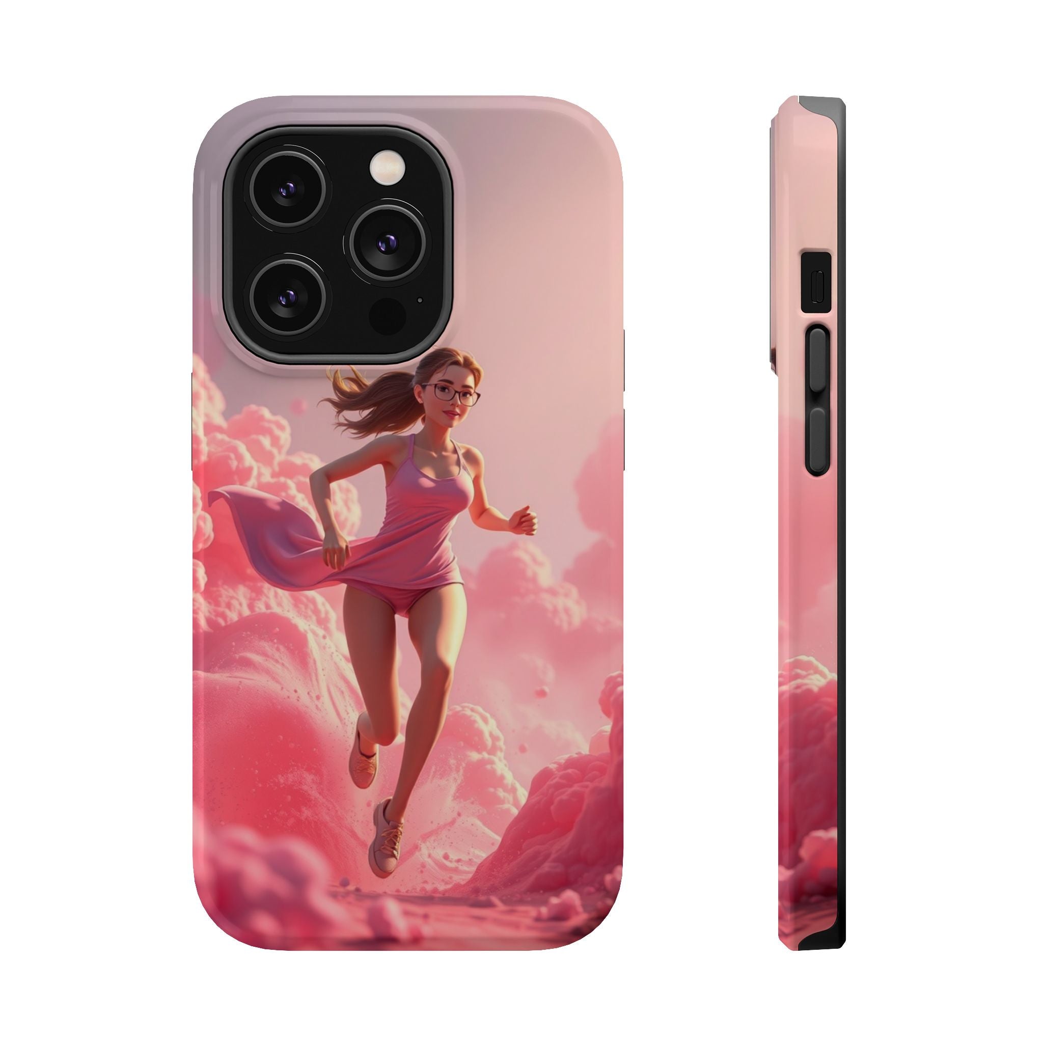 iPhone on Fumes 3D Digital Bold Modern Everyday Snap Case · iPhone Case
