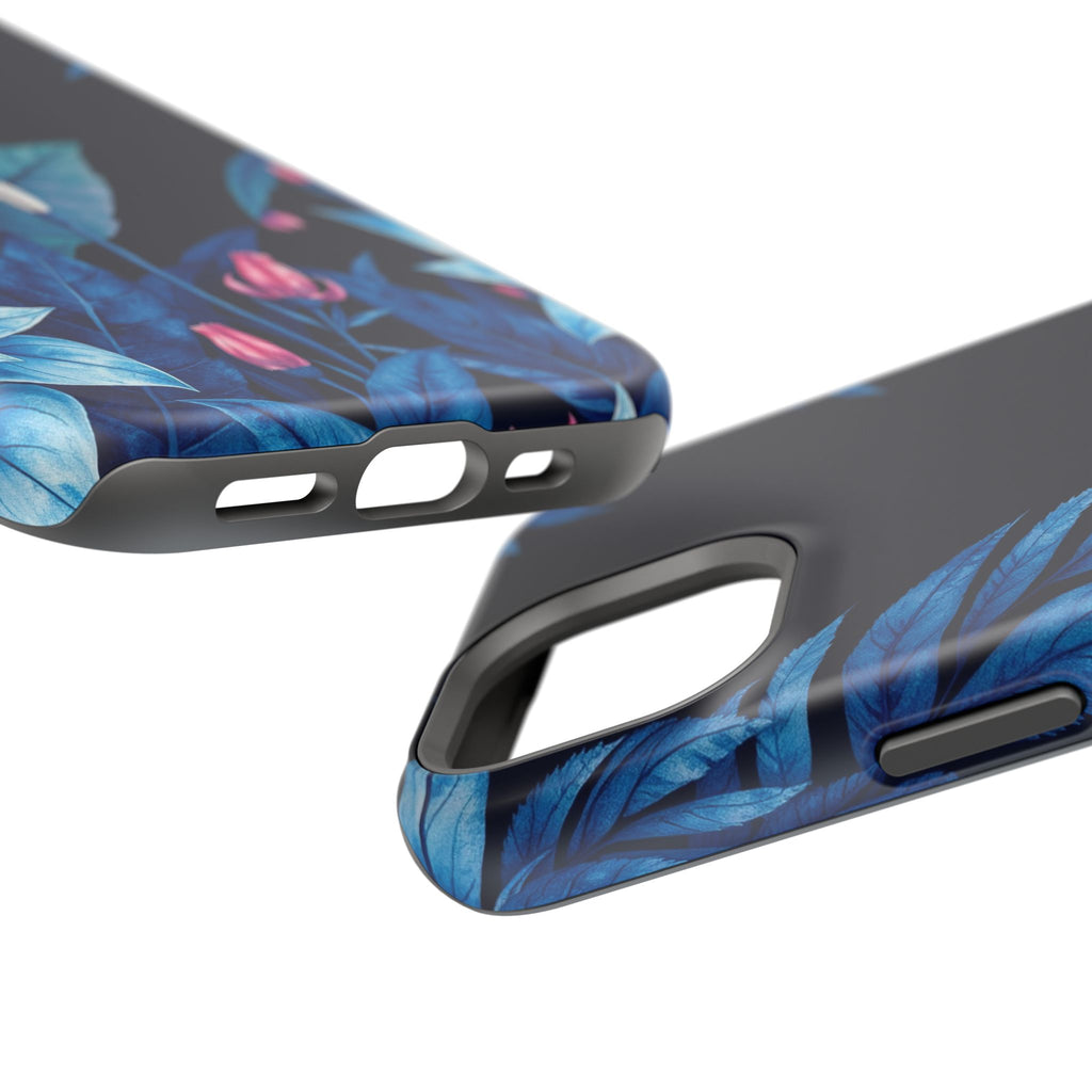 iPhone Serene Jungle Floral Design Clean Minimal Snap Cas Slim Snap Case · iPhon