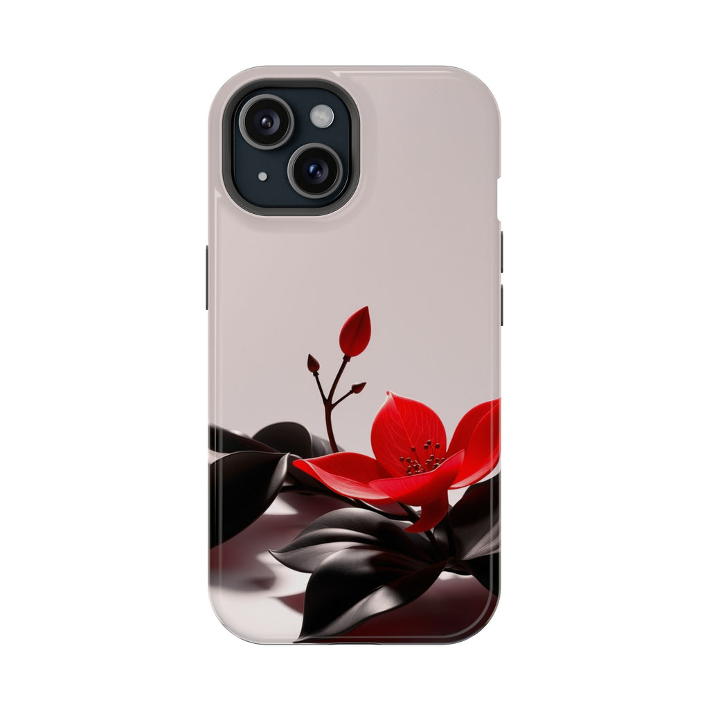 iPhone Radiant Bloom and Leaf Design Slim Everyday Designer Case · iPhone Case