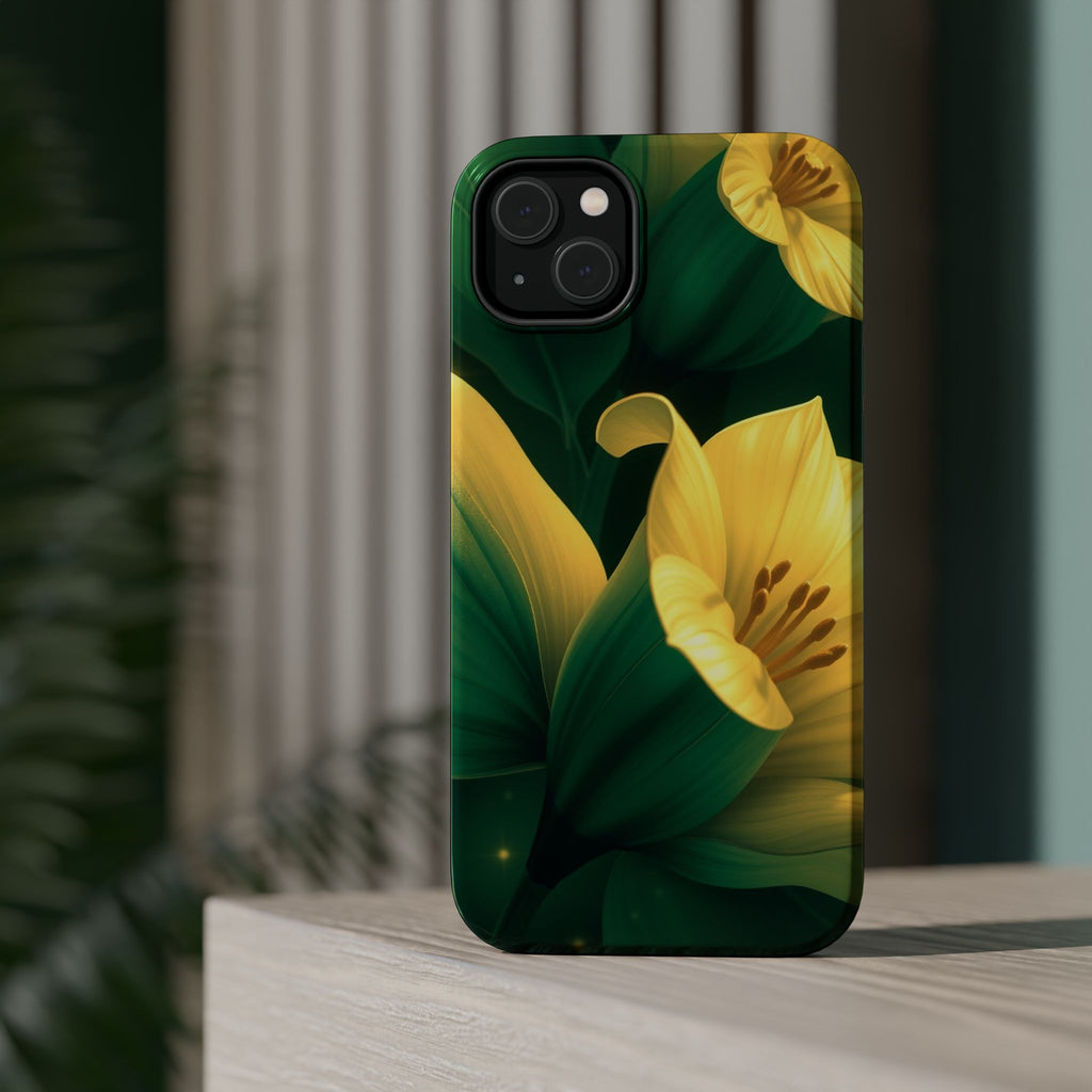 iPhone Night Bloomer Gold Foil Luxury Slim Everyday Designer Case · iPhone Case