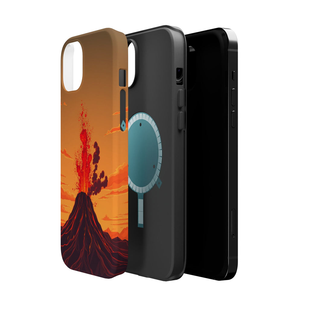 iPhone Sunset Amber And Peach Volcanic Eruption Soft iPhone Finish · iPhone Case