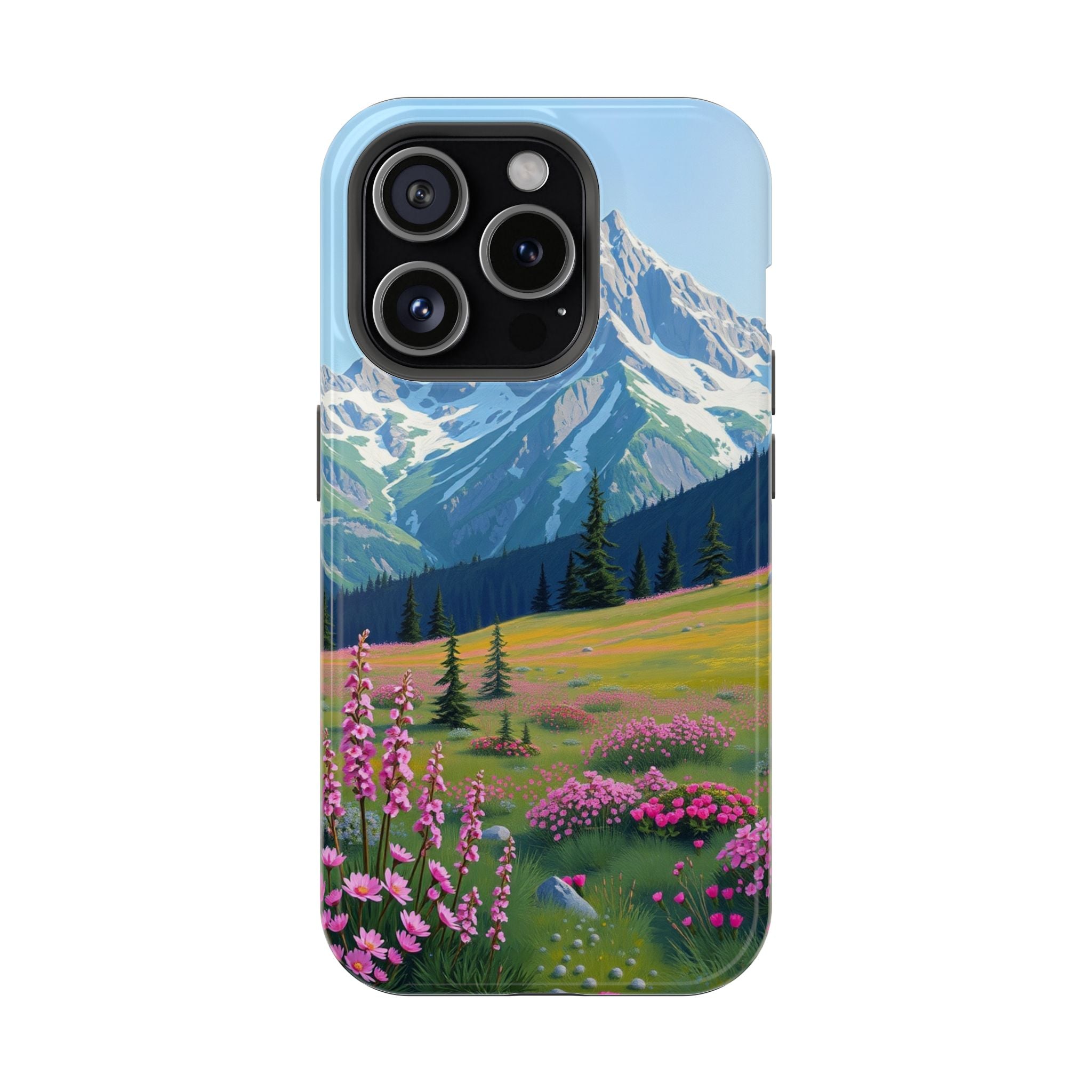 iPhone Earthy Alpine Meadow Design Bold Modern Everyday Snap Case · iPhone Case