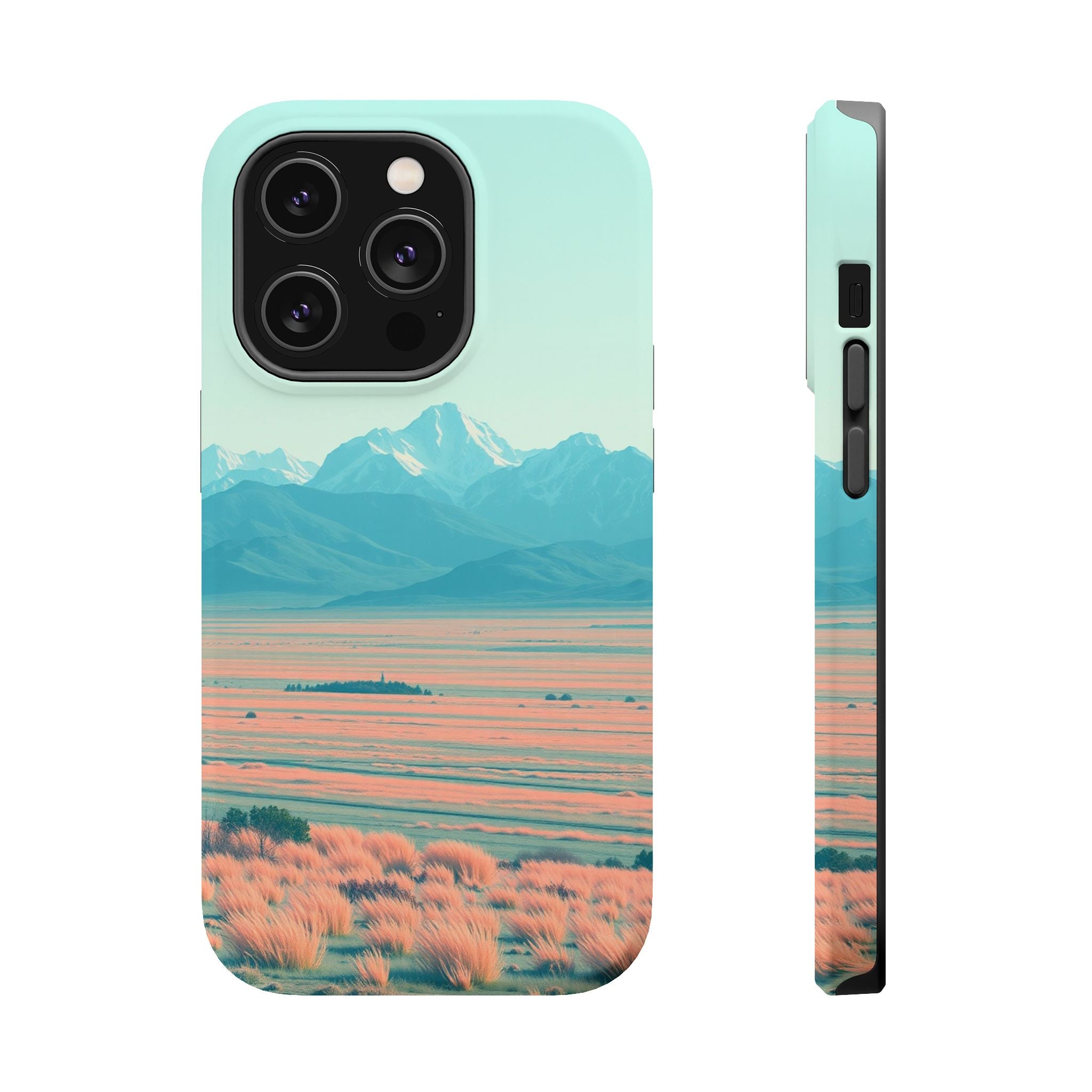 iPhone Tundra Expanse Risograph Print Slim Everyday Designer Case · iPhone Case