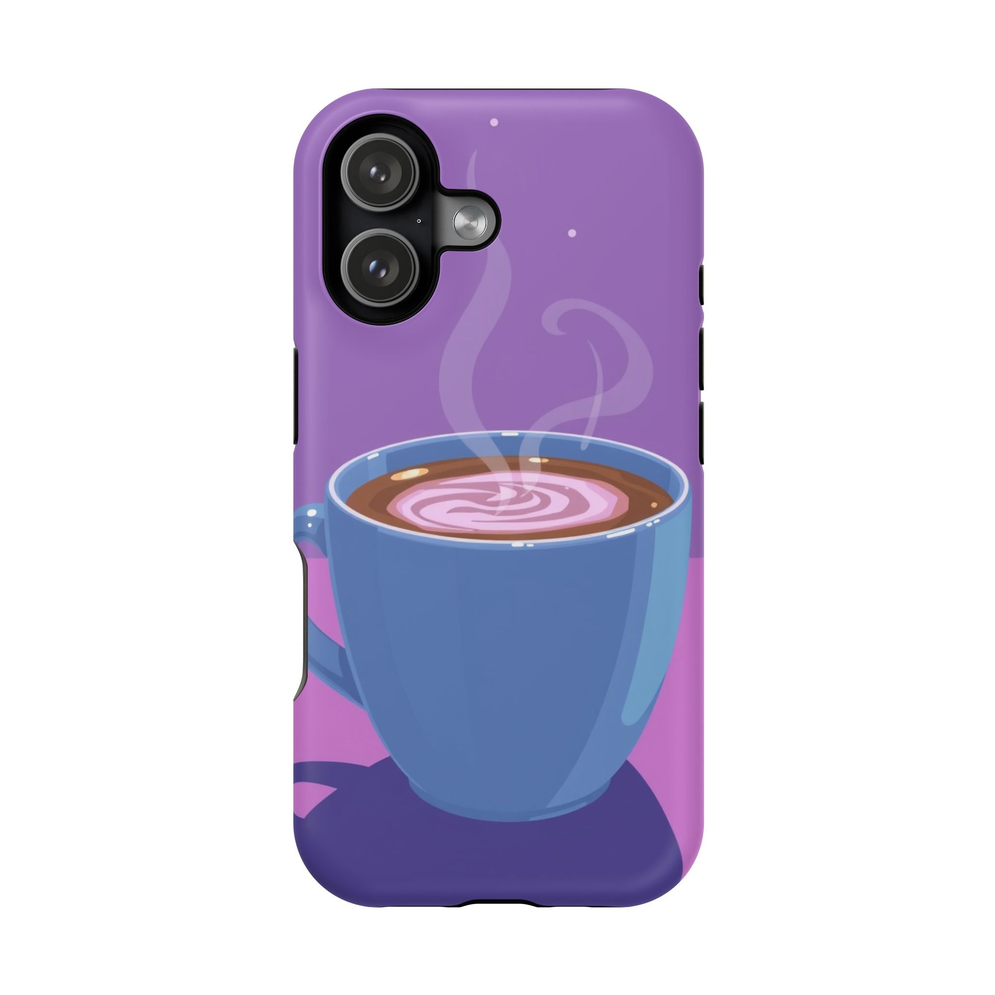 iPhone Emotional Support Coffee Pixel Art -Bit Soft Finish Everyday Case · iPhon