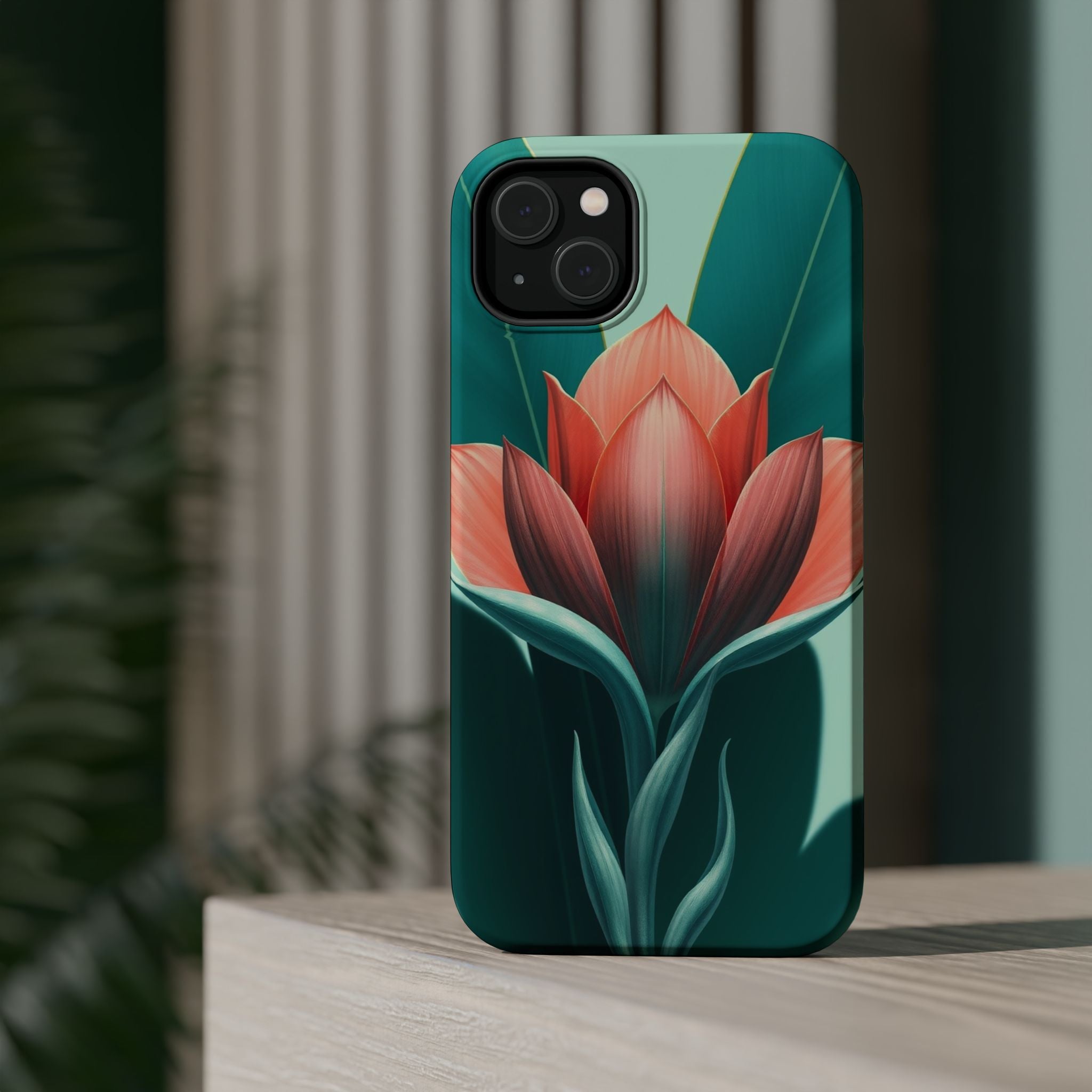 iPhone Dreamy Botanical Illustration Design Soft iPhone 14 Finish · iPhone Case