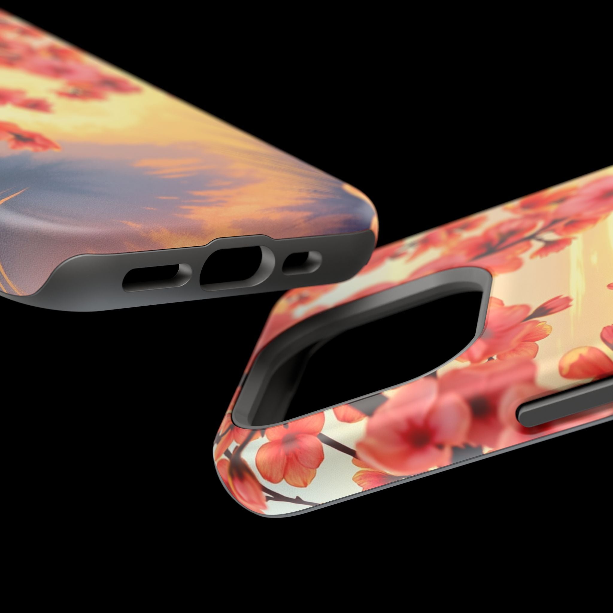 iPhone Sunset Amber And Peach Blossom Trail Slim Snap Cas Carry Case · iPhone Ca