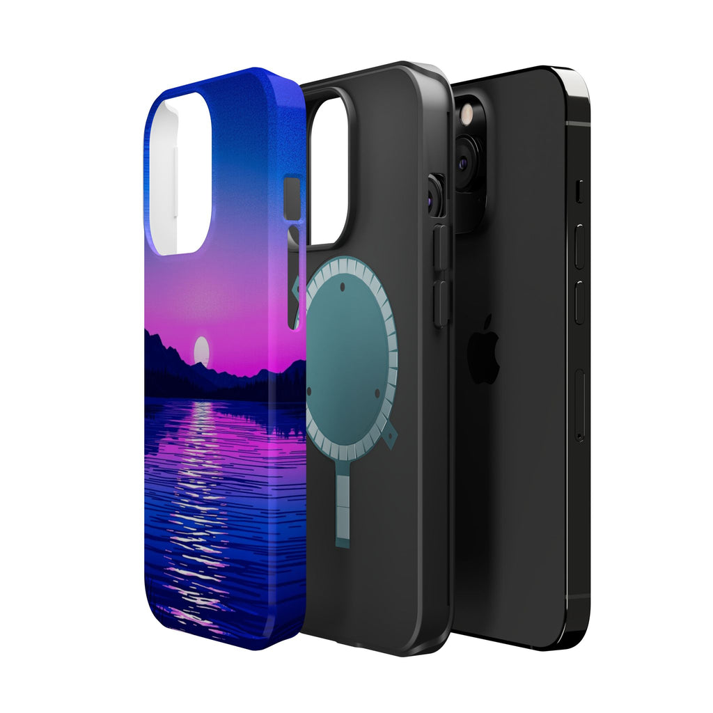 iPhone Indigo And Violet Lake at Twilight Slim iPhone Everyday Designer · iPhone