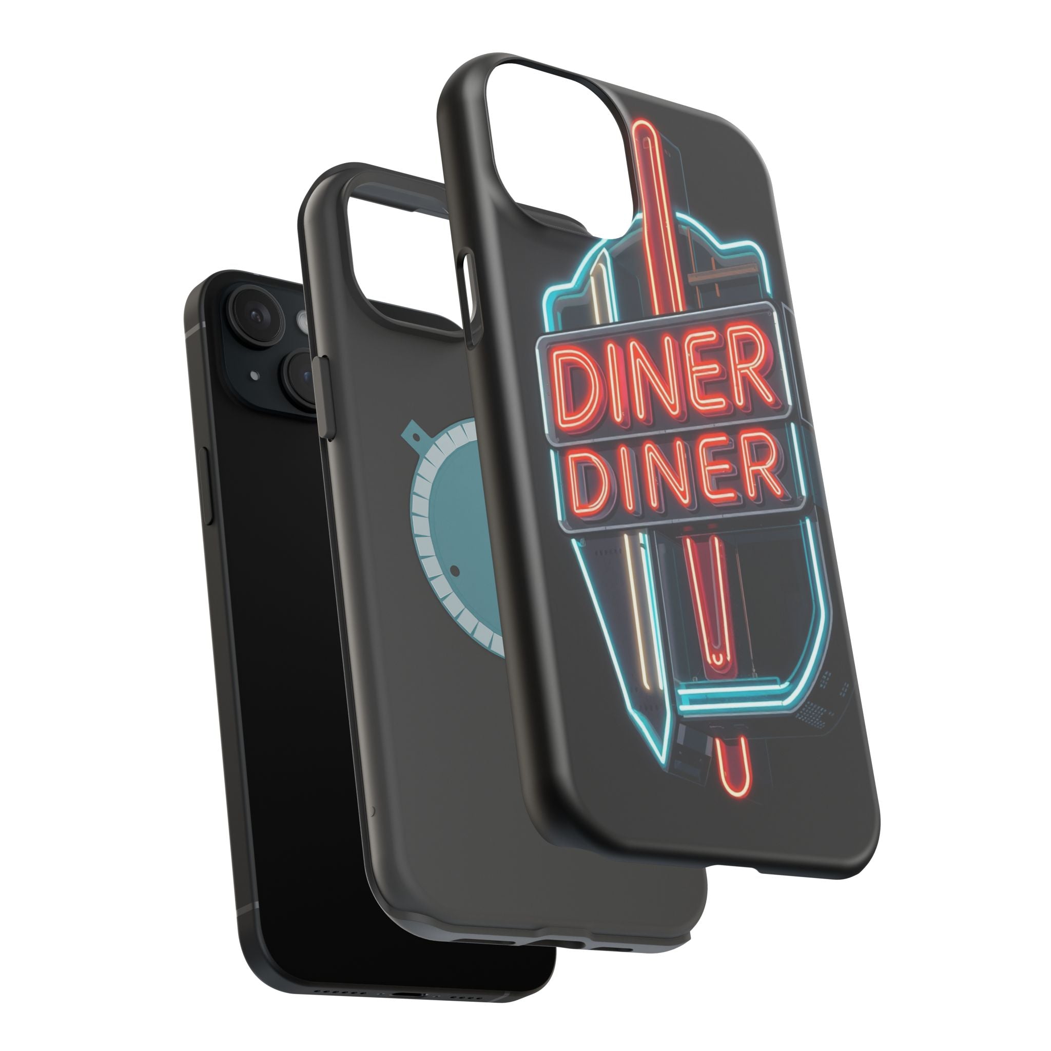 iPhone Neon Diner Sign Electric Art Slim Everyday Designer Case · iPhone Case