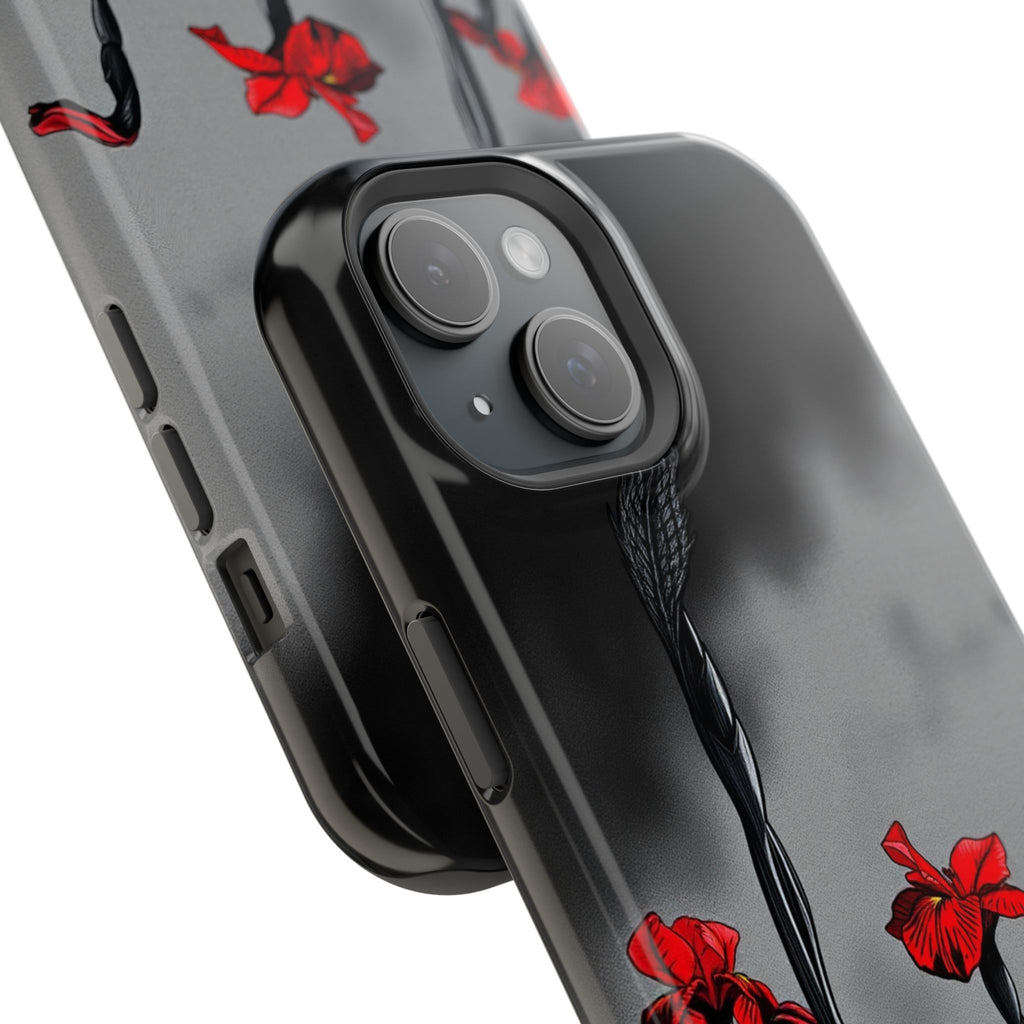 iPhone Iris Garden Cinematic Art Soft Finish Everyday Cas Slim Snap Case · iPhon