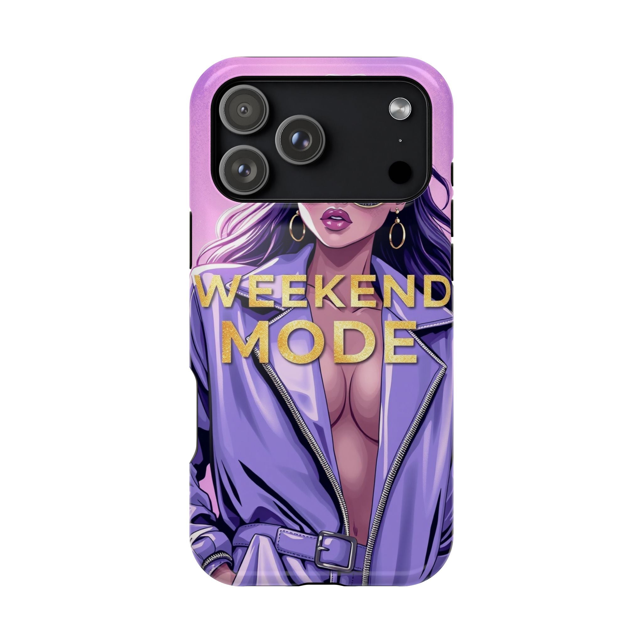 iPhone Lavender And Pearl Weekend Mode On Slim Everyday Designer Case · iPhone C