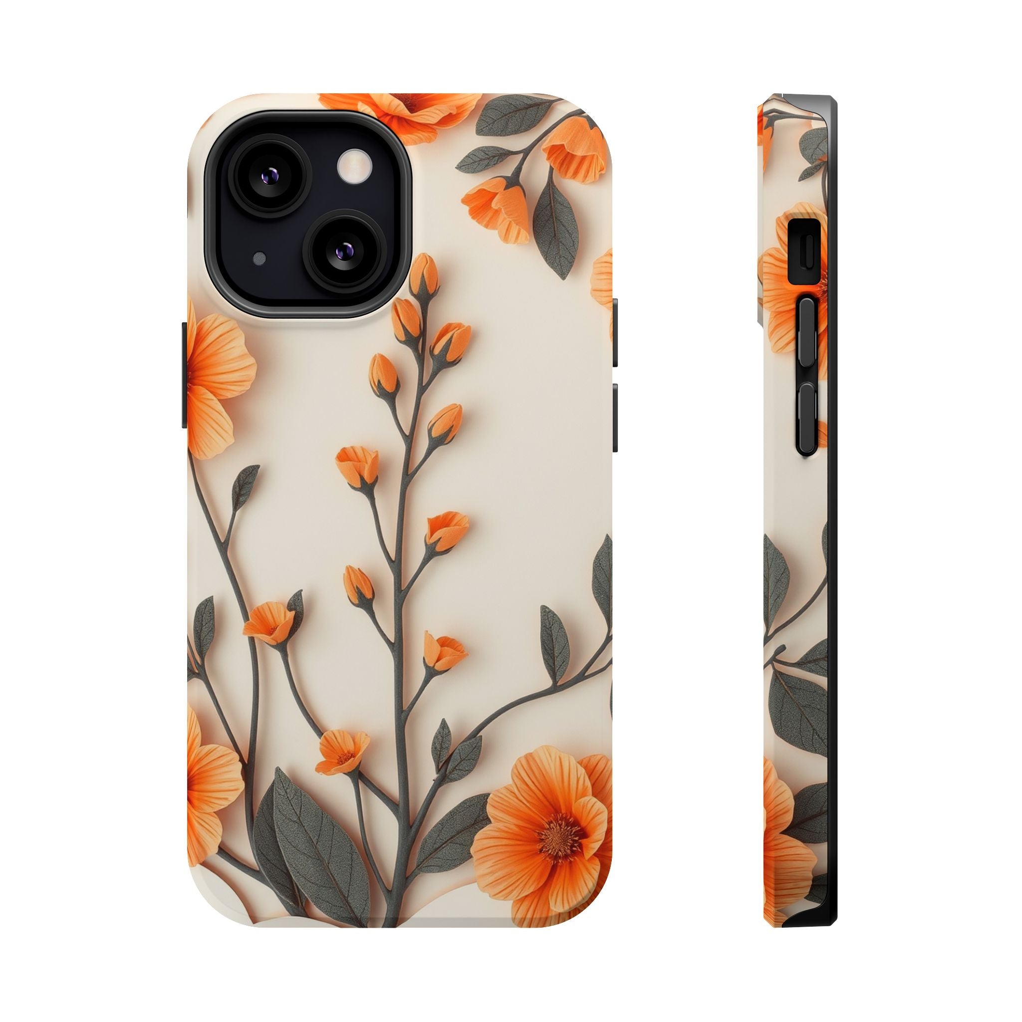 iPhone Vintage Botanical Print Paper Cut Art Slim iPhone Everyday · iPhone Case