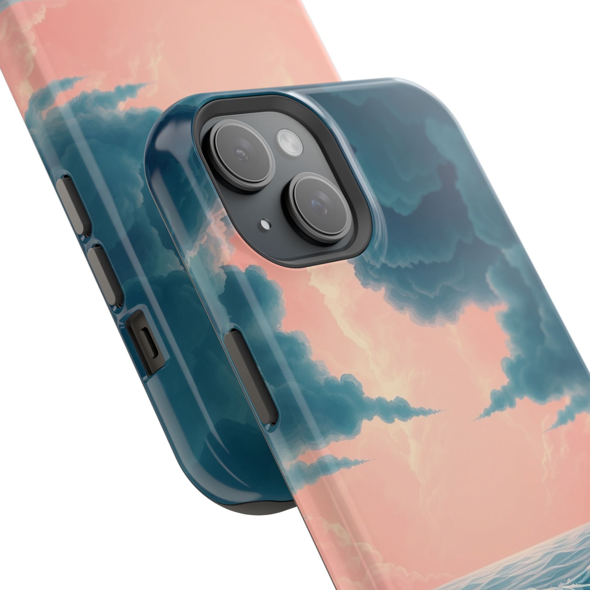 iPhone Storm at Sea 3D Digital Slim Everyday Designer Case · iPhone Case