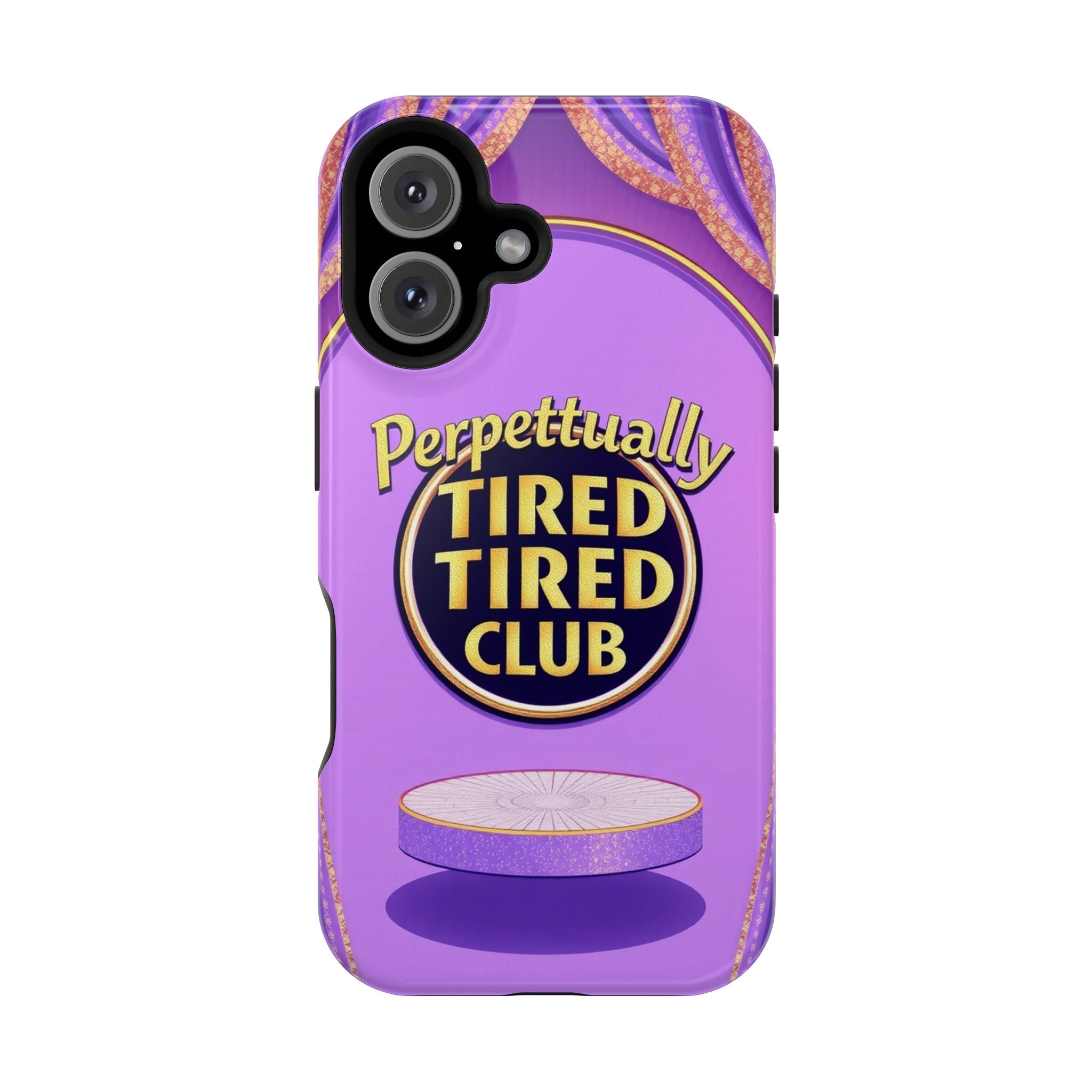 iPhone Perpetually Tired Club Bold Art Slim Everyday Designer Case · iPhone Case