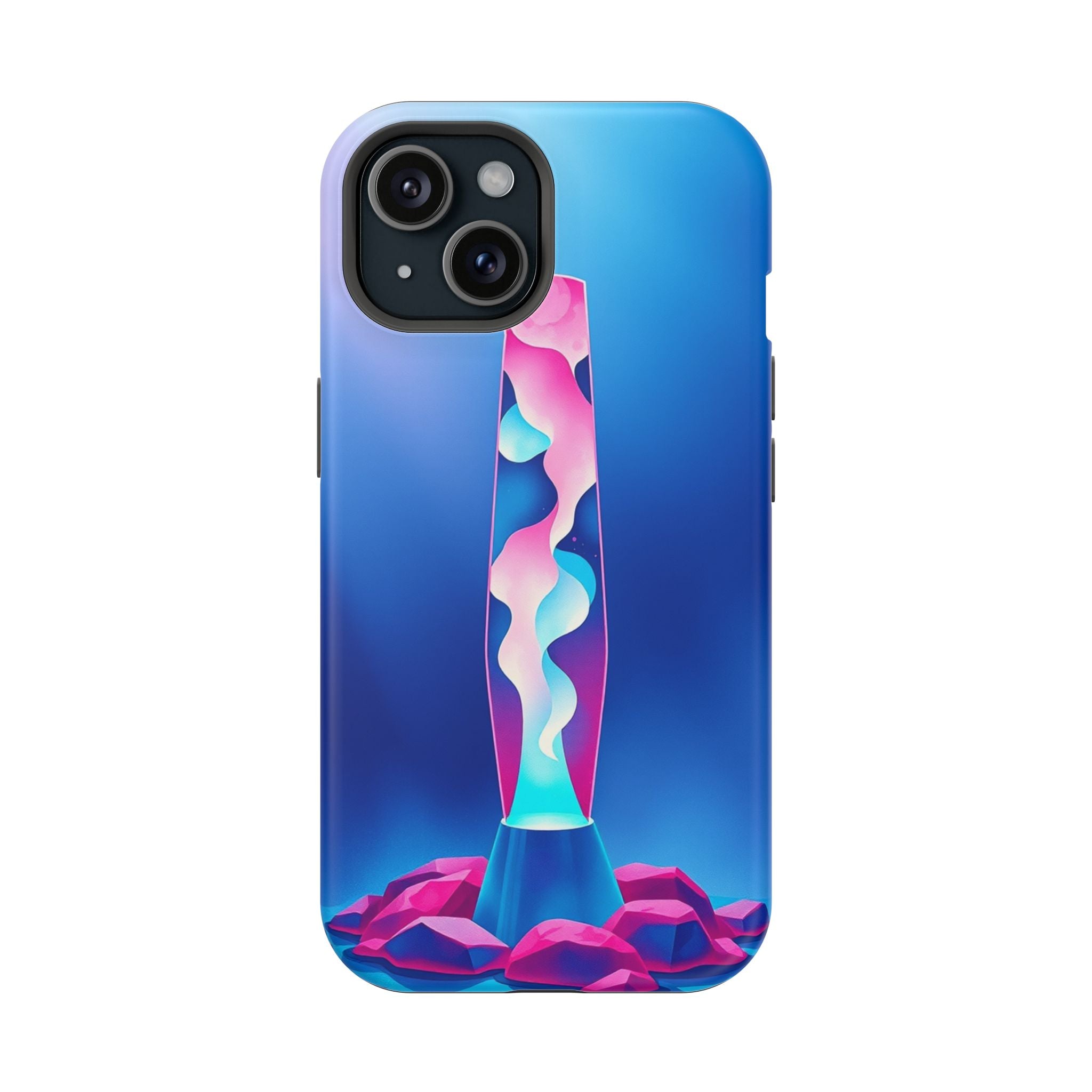 iPhone Cyan And Magenta Lava Lamp Flow Slim Everyday Designer Case · iPhone Case