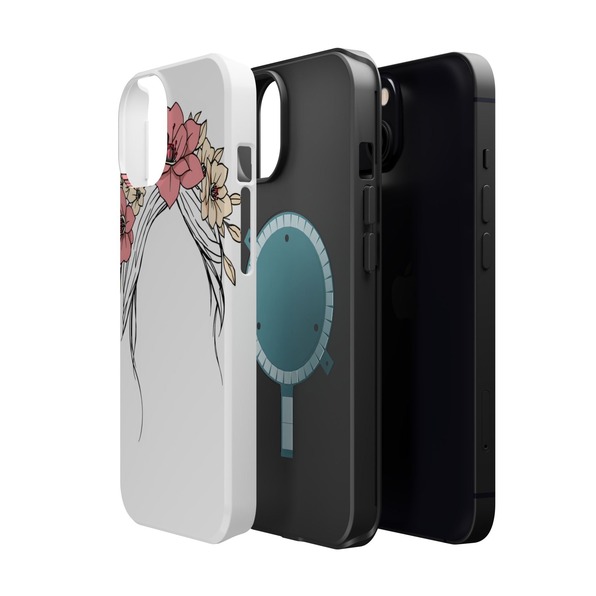 iPhone Floral Crown Electric Art Bold Modern Everyday Snap Case · iPhone Case
