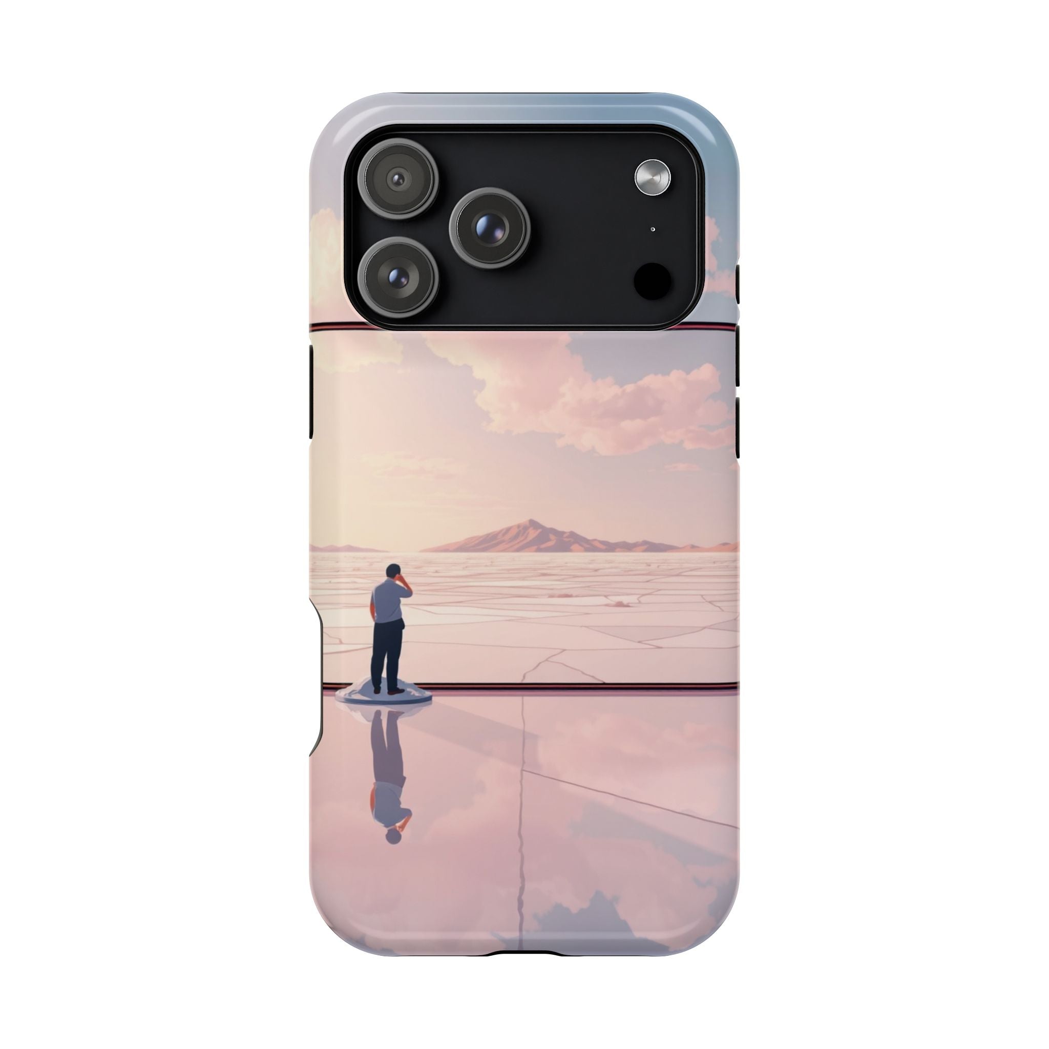 iPhone Salt Flat Mirror Stained Glass Slim Everyday Designer Case · iPhone Case