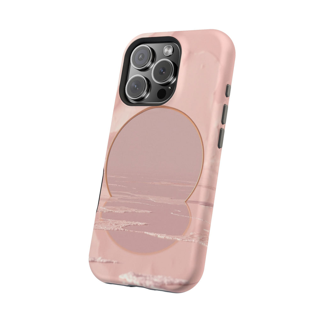 iPhone Serene Salt Flat Mirror Design Slim Everyday Designer Case · iPhone Case