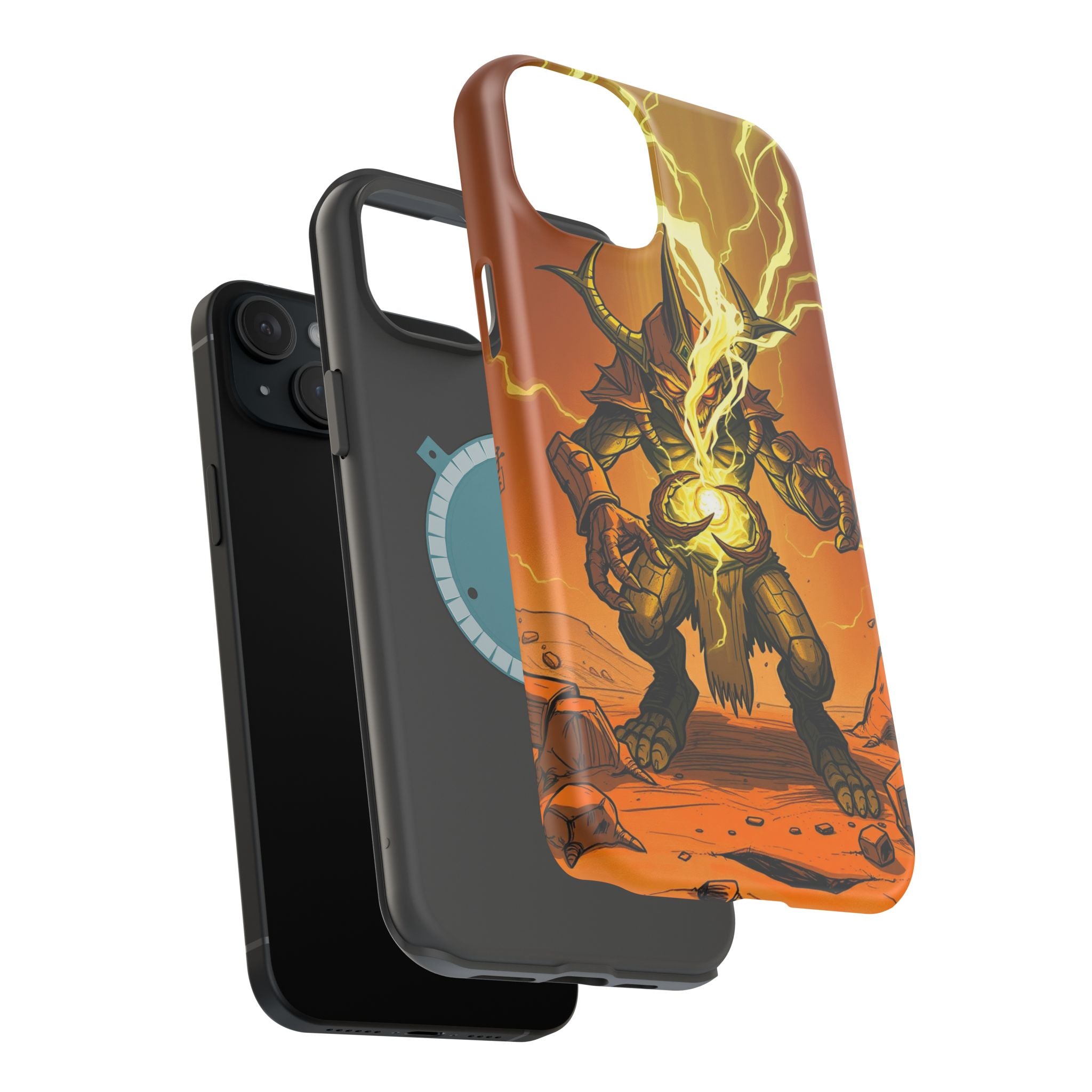 iPhone Burnt Orange And Sand Chaos Goblin Energy Clean Minimal Snap Case · iPhon
