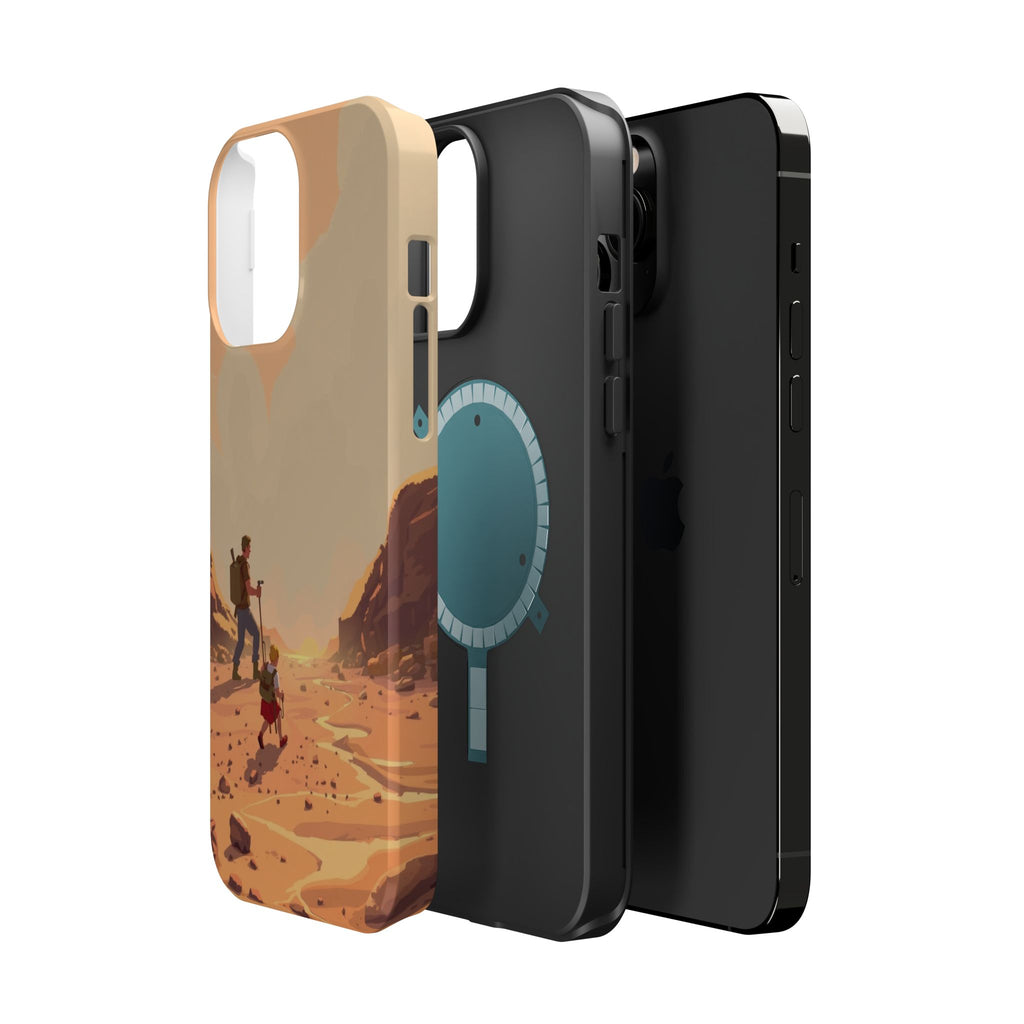 iPhone Burnt Orange And Sand Barely Surviving Slim Everyday Designer Case · iPho