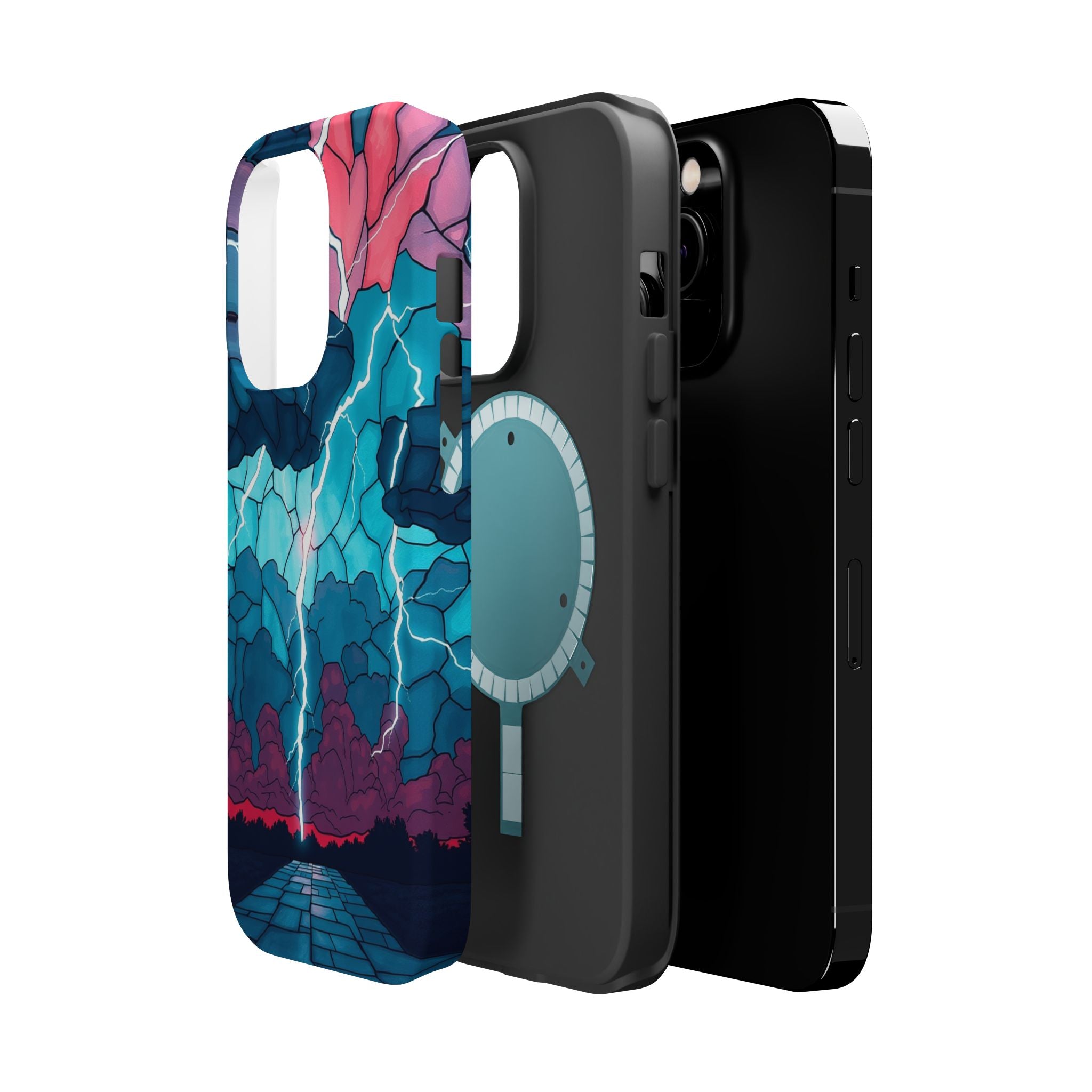 iPhone Earthy Thunderstorm Sky Design Slim Everyday Designer Case · iPhone Case