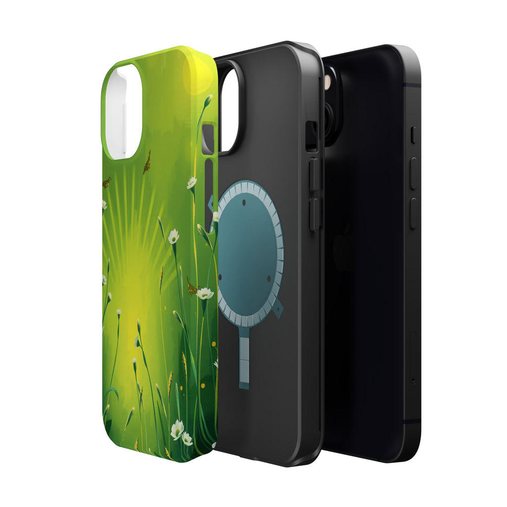 iPhone Spring Meadow Cinematic Art Bold Modern Everyday Snap Case · iPhone Case