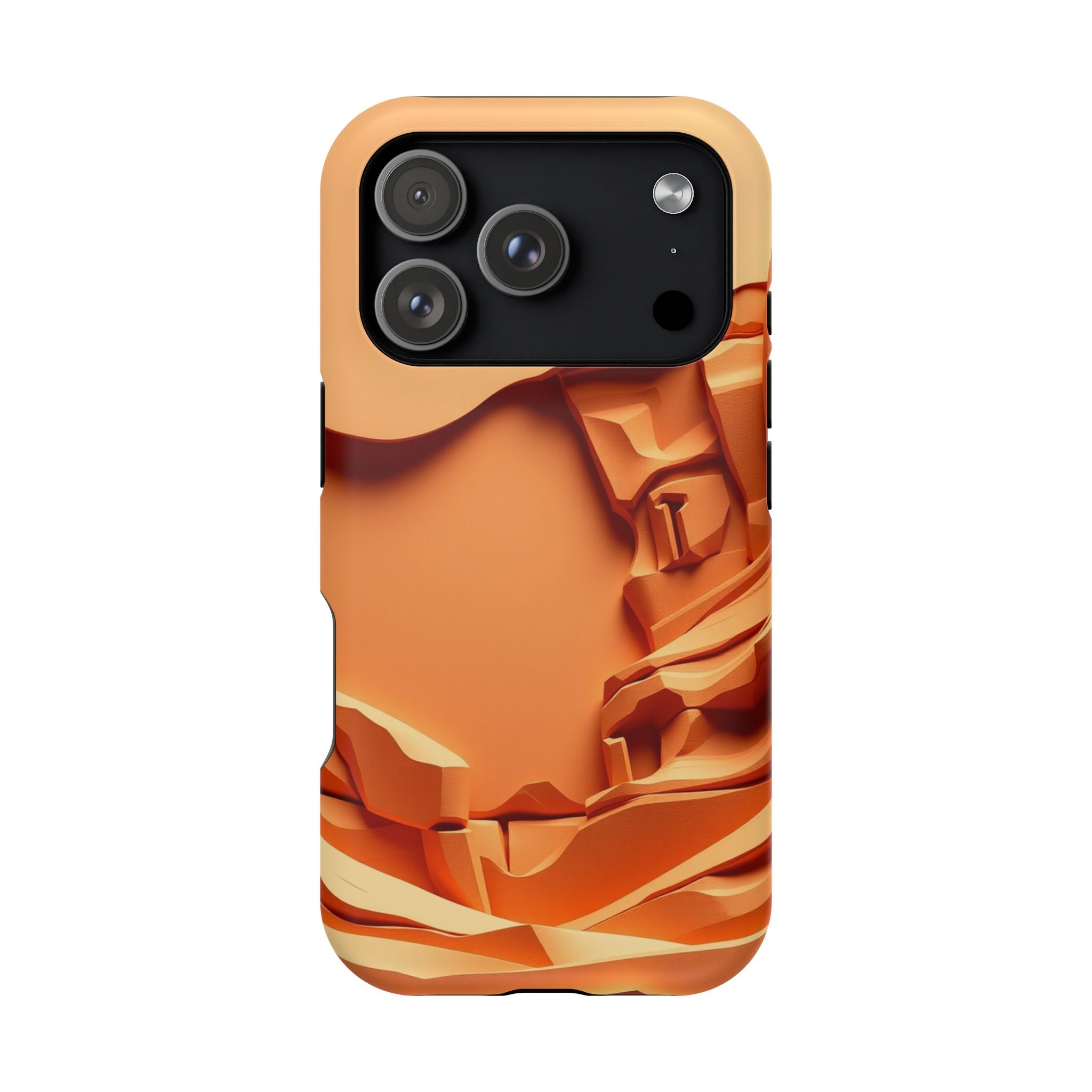 iPhone Burnt Orange And Sand Canyon Wall Slim Everyday iPhone 12 · iPhone Case