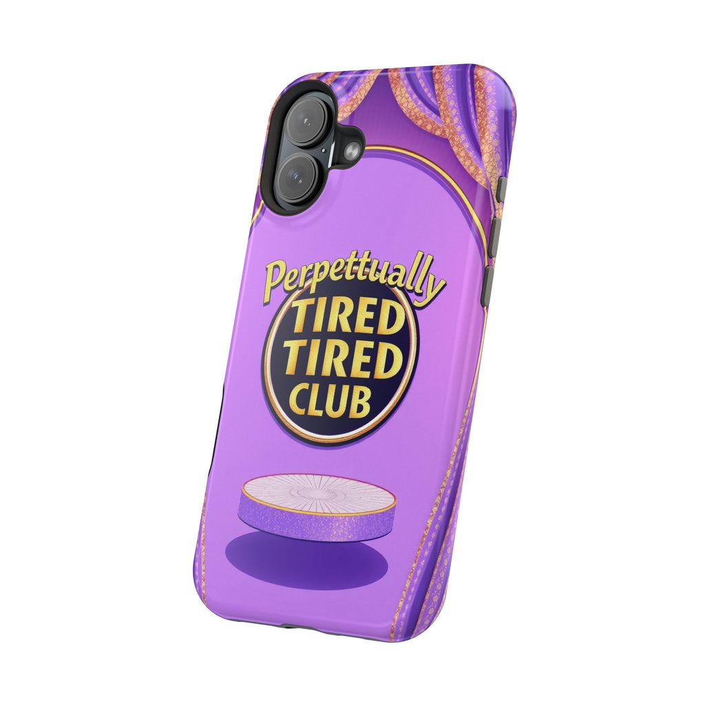 iPhone Perpetually Tired Club Bold Art Slim Everyday Designer Case · iPhone Case