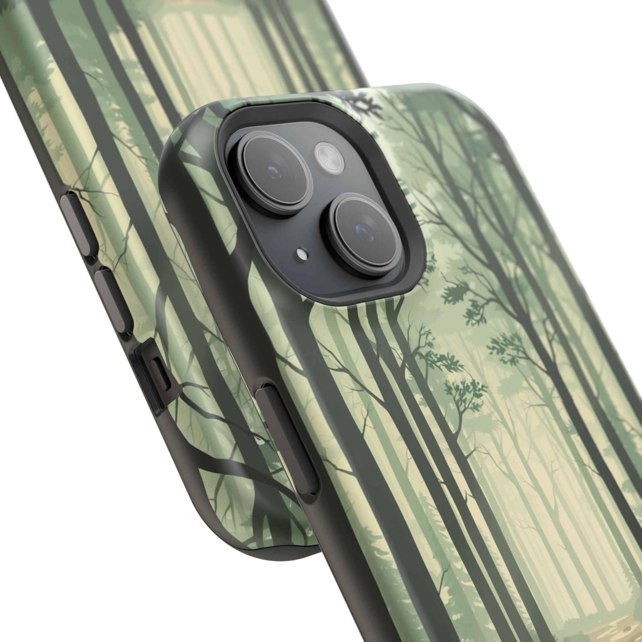 iPhone Sage And Ivory Misty Forest Path Slim Everyday iPhone 11 · iPhone Case