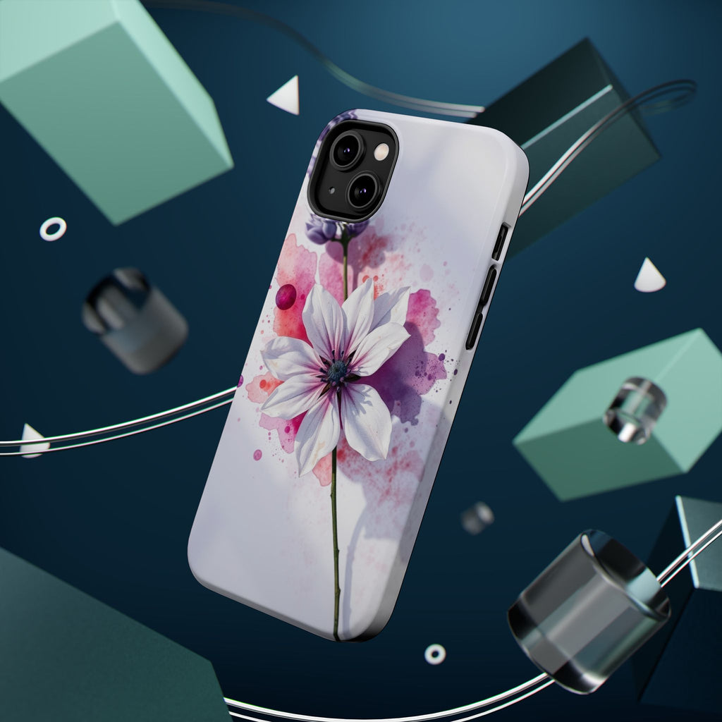 iPhone Floral Watercolor Splash Bold Art Slim Everyday iPhone 15 · iPhone Case