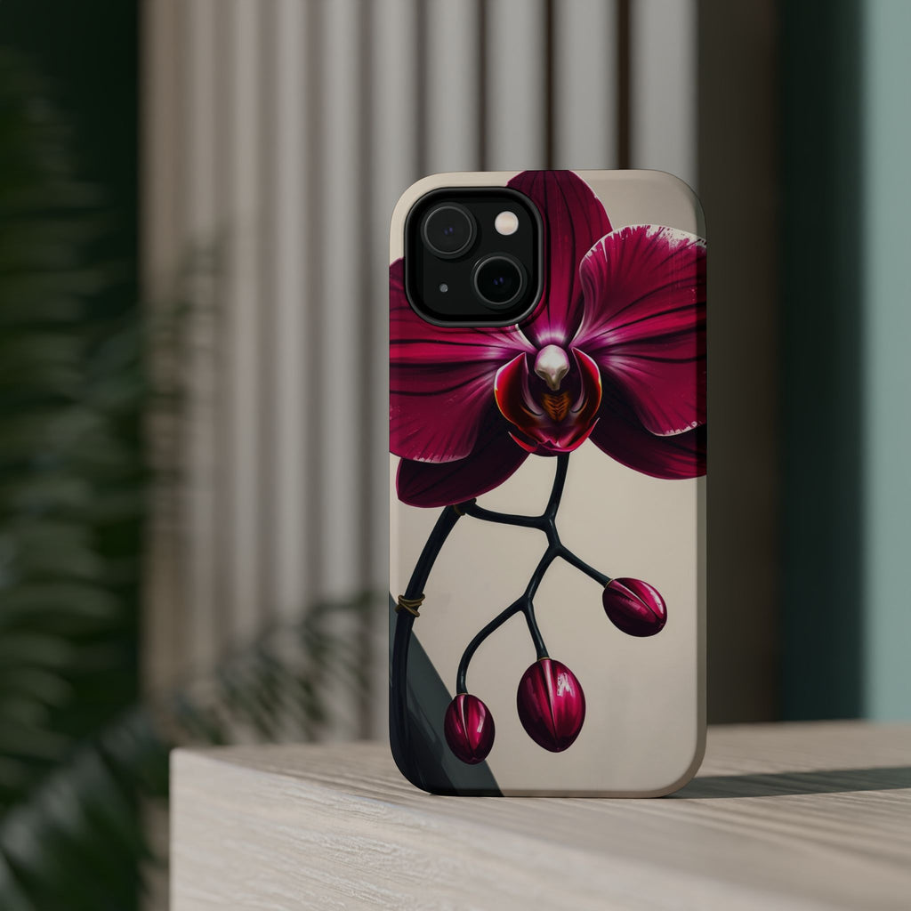 iPhone Orchid Study Enchanted Art Bold Modern Everyday Snap Case · iPhone Case