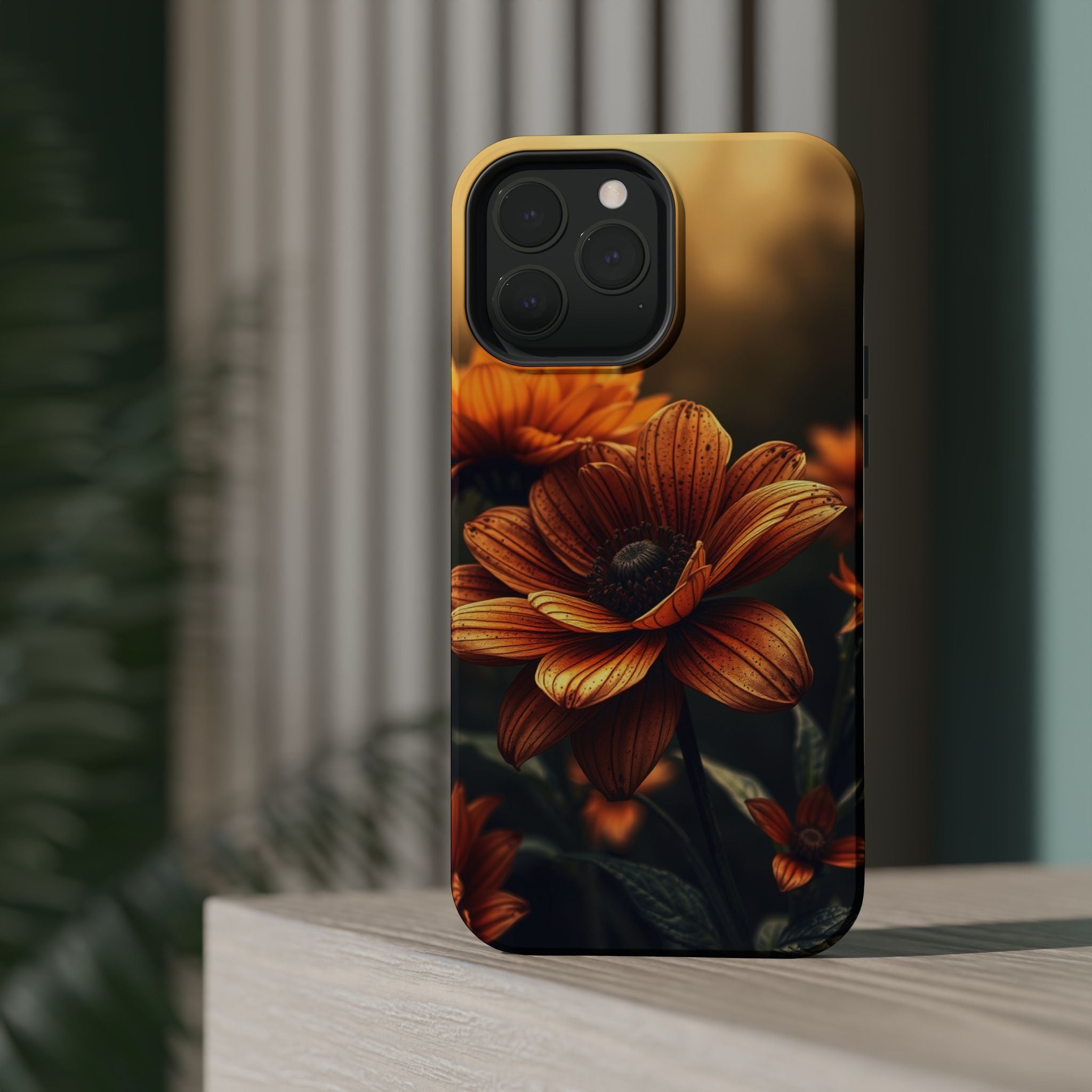 iPhone Radiant Floral Ombre Design Bold Modern Everyday Snap Case · iPhone Case