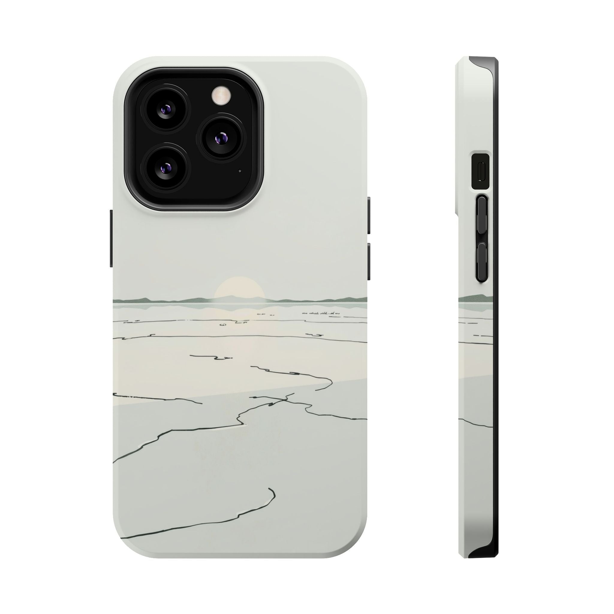 iPhone Dreamy Salt Flat Mirror Design Slim Everyday Designer Case · iPhone Case