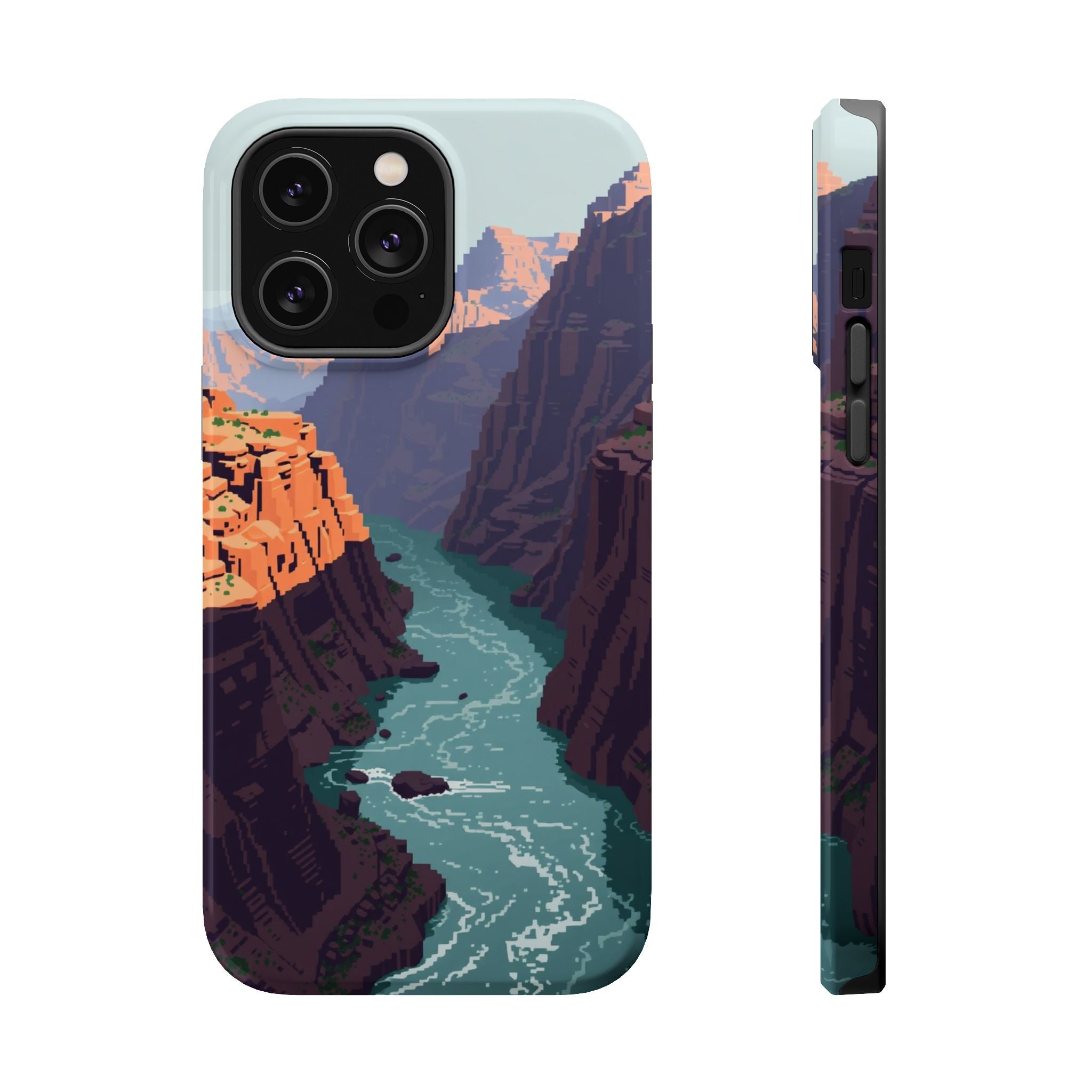 iPhone Charcoal And Copper River Canyon Slim Everyday iPhone 13 · iPhone Case
