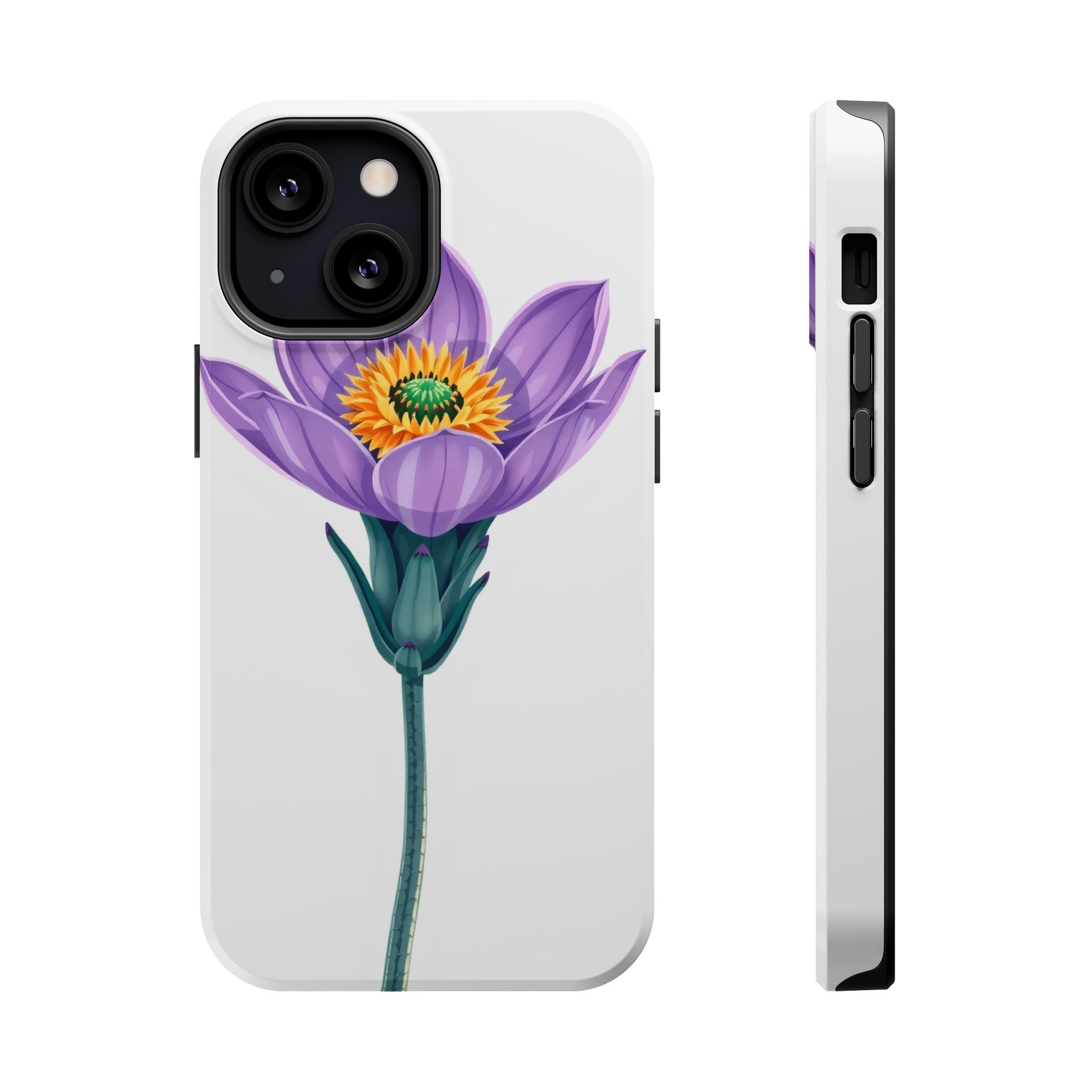 iPhone Indigo And Violet Desert Flower Slim Everyday Designer Case · iPhone Case