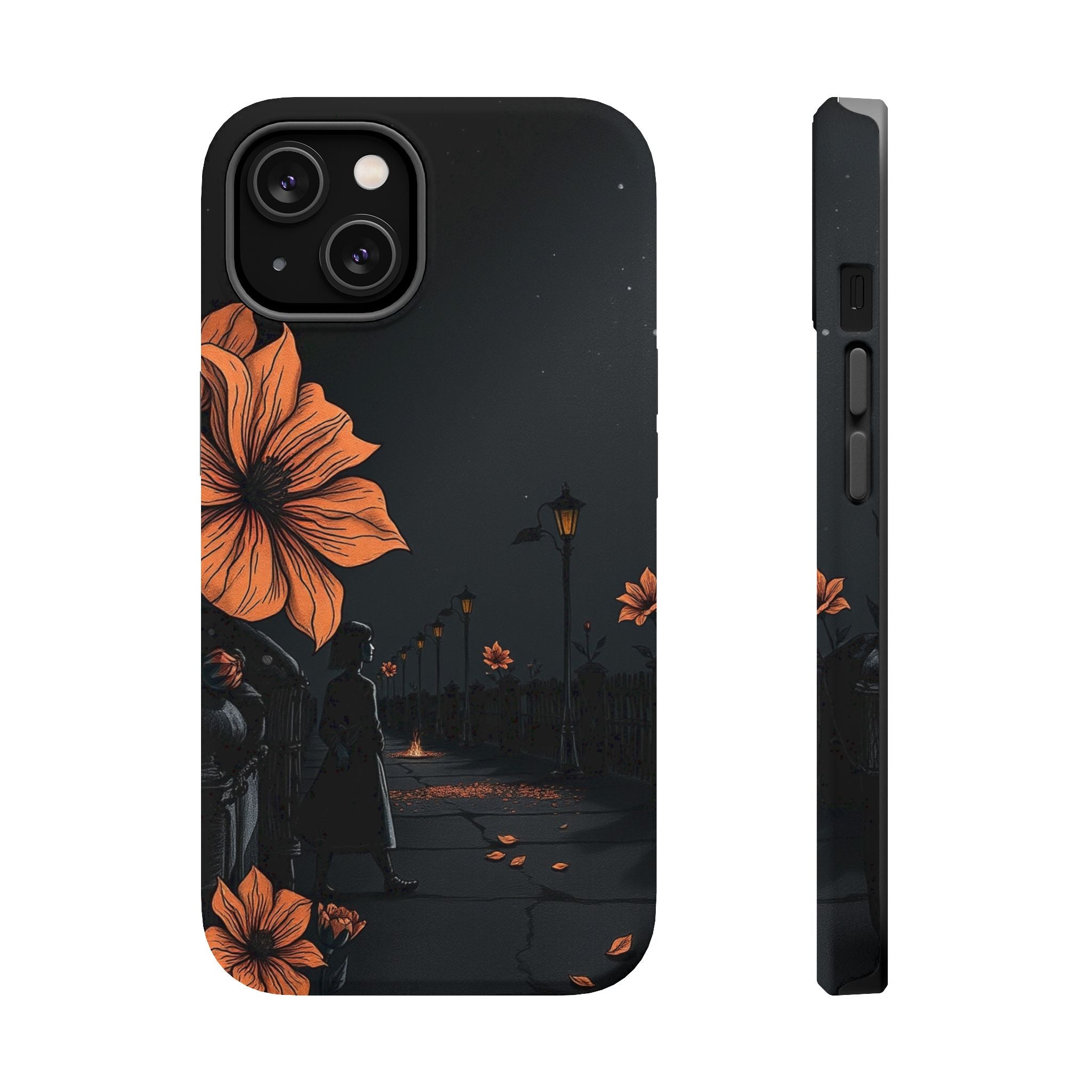 iPhone Night Bloomer Electric Art Bold Modern Everyday Snap Case · iPhone Case