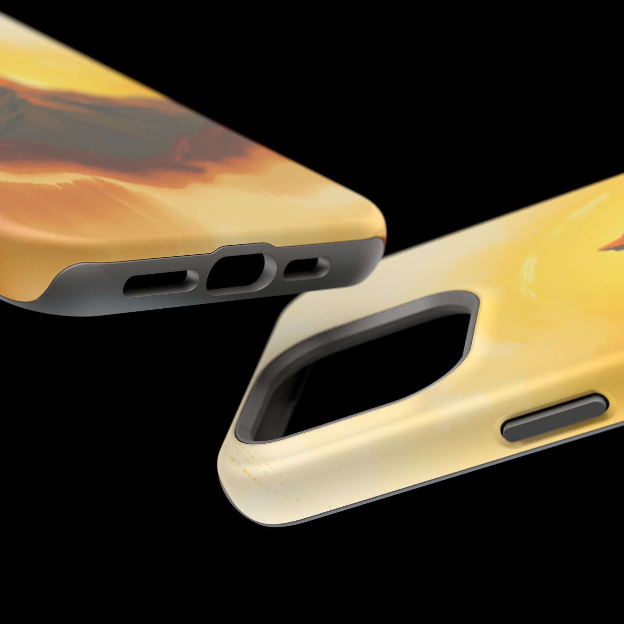 iPhone Mustard And Rust Mountain at Sunrise Slim iPhone Everyday · iPhone Case
