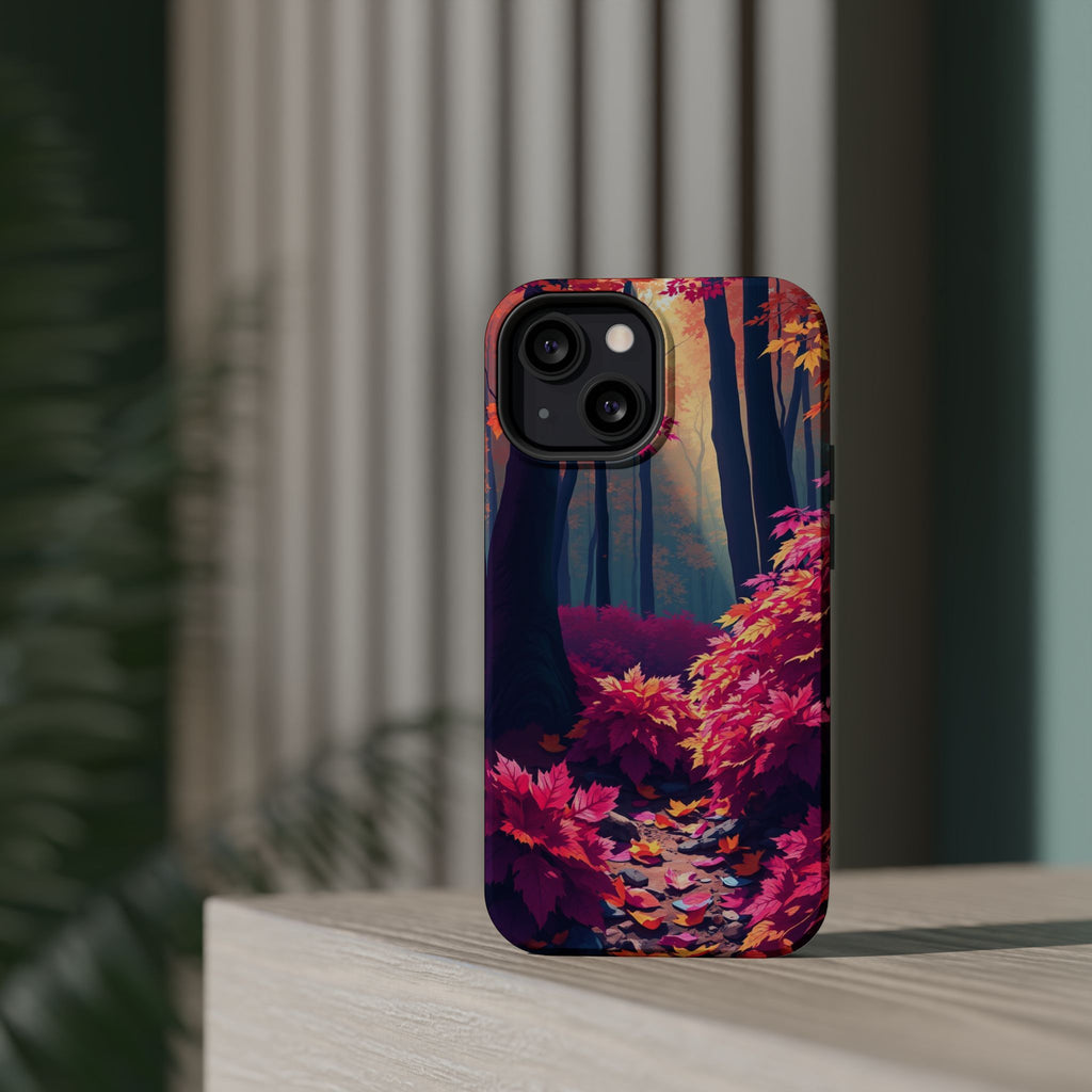 iPhone Earthy Autumn Forest Floor Design Slim Everyday iPhone Designer · iPhone
