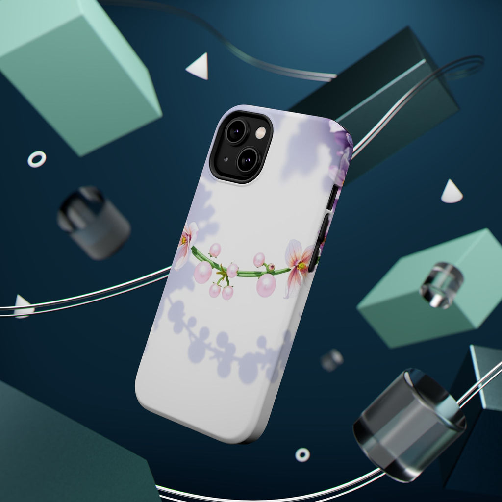 iPhone Vibrant Floral Crown Design Clean Minimal Snap Cas Slim Snap Case · iPhon