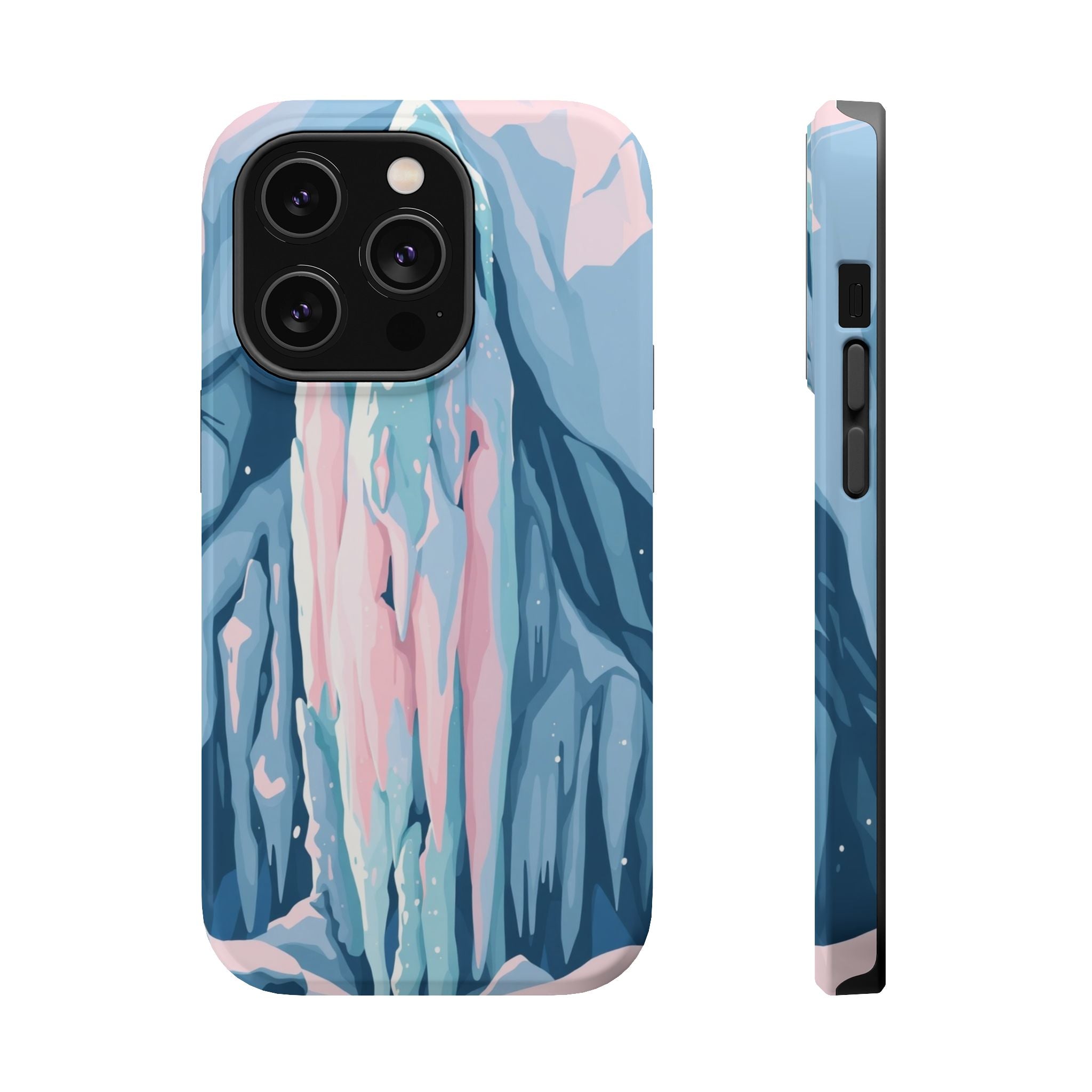 iPhone Mint And Blush Icicle Formation Slim Everyday Designer Case · iPhone Case