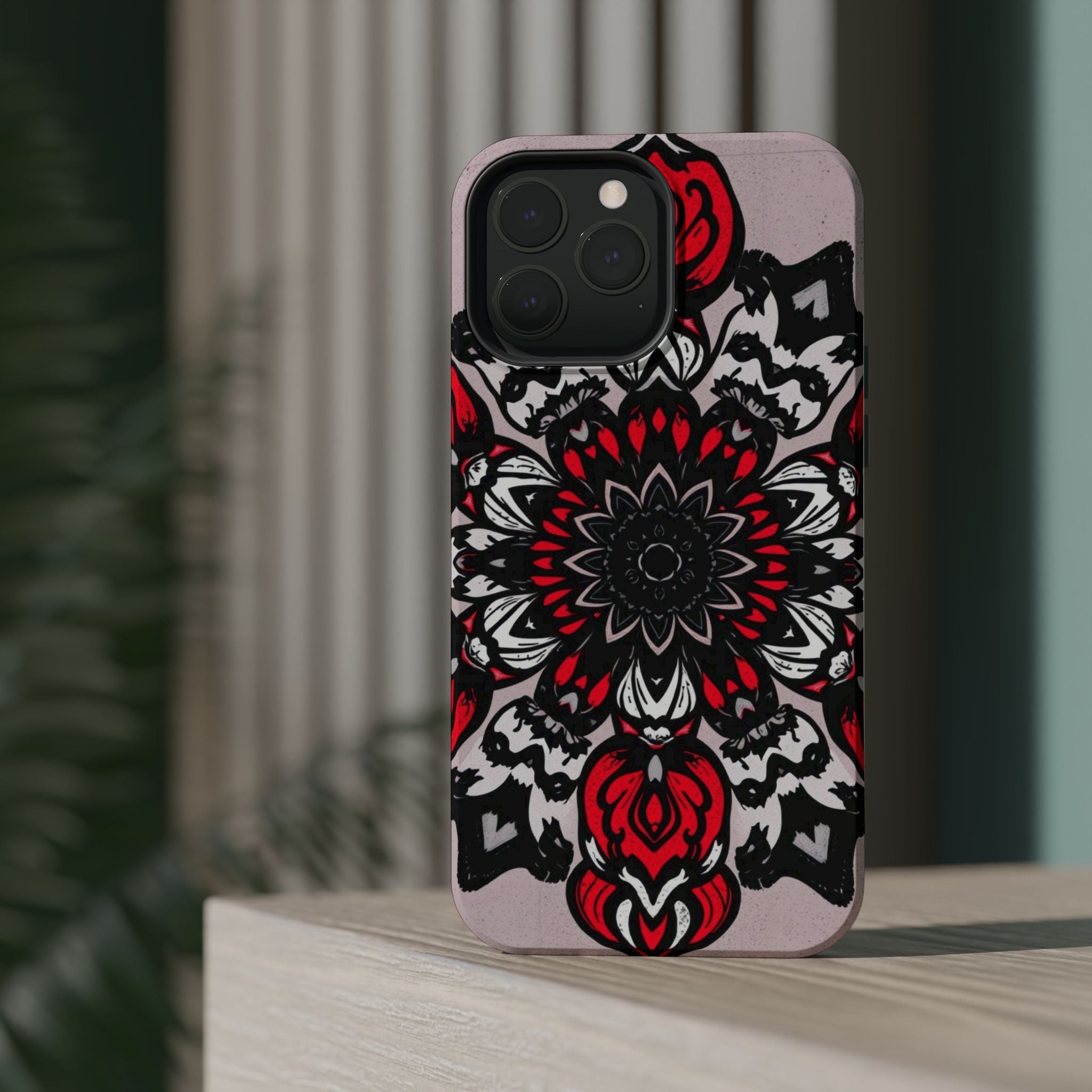 iPhone Floral Mandala Bold Art Slim Everyday Designer Case · iPhone Case