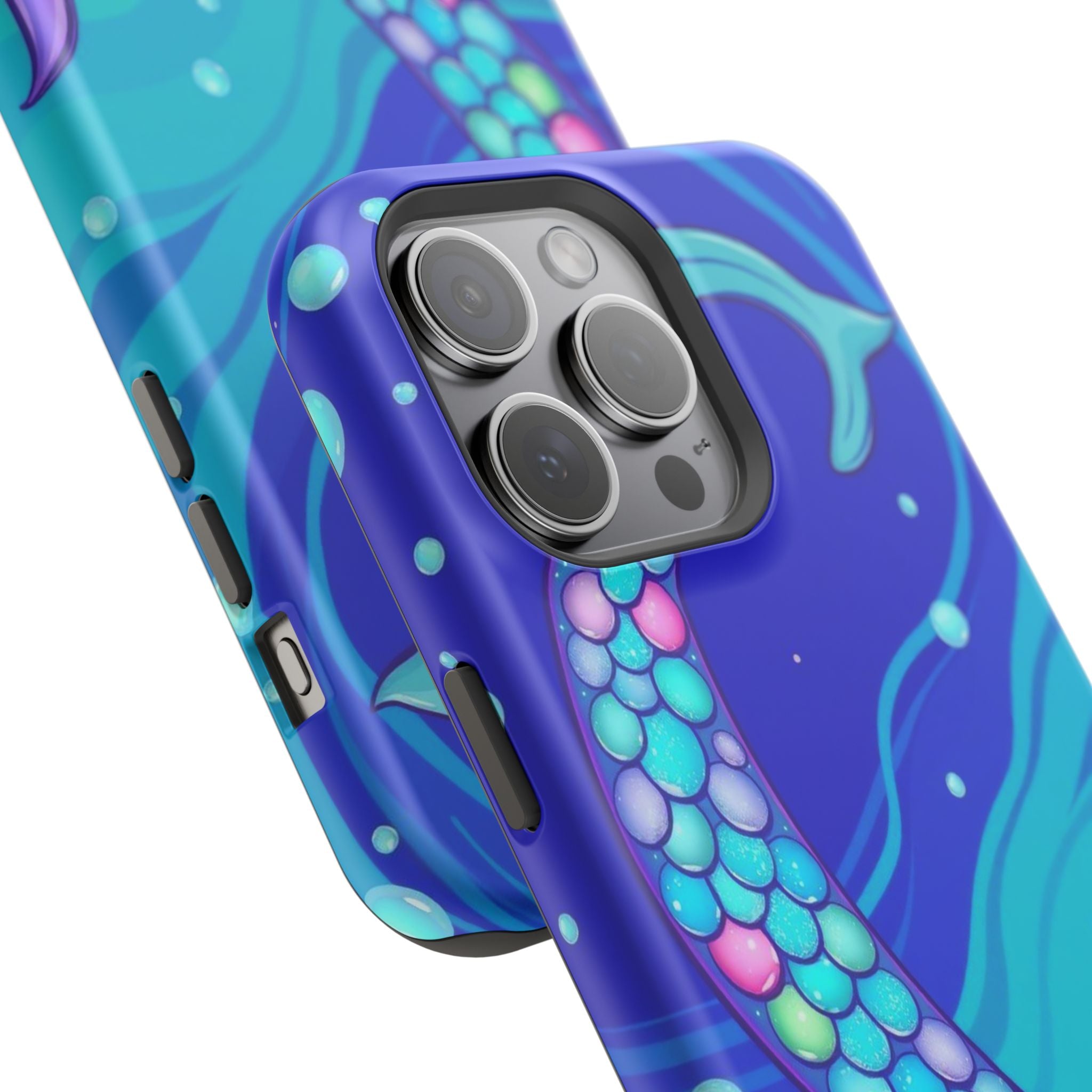 iPhone Mermaid Tail Swirl Kids Fun iPhone Phone Case Gift Artistic · iPhone Case