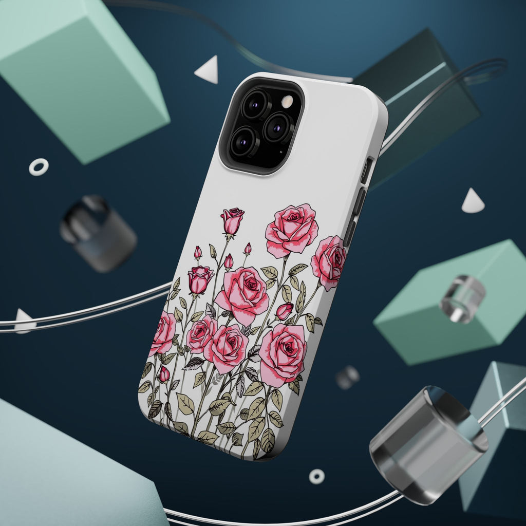 iPhone Rose Garden Hand-Drawn Sketch Slim Everyday Designer Case · iPhone Case
