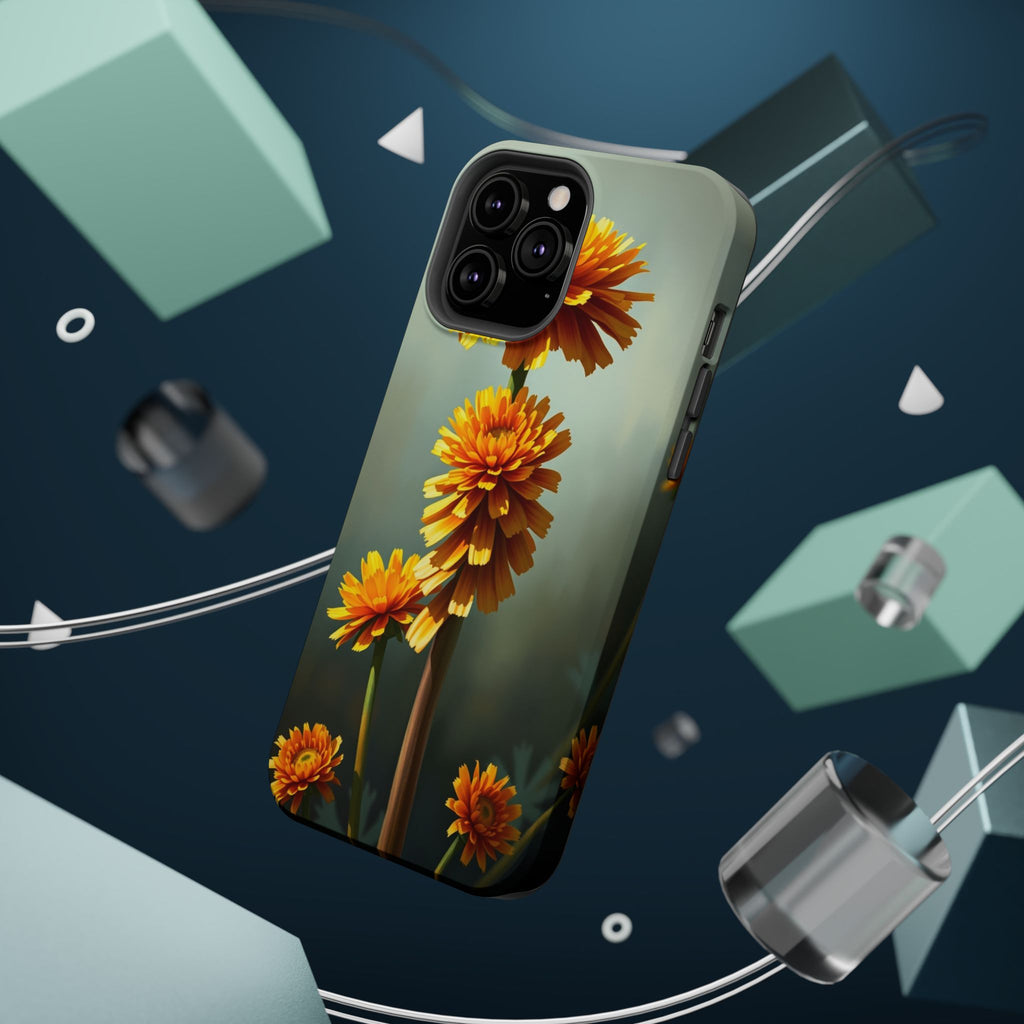 iPhone Ranunculus Stack Electric Art Slim Everyday Designer Case · iPhone Case