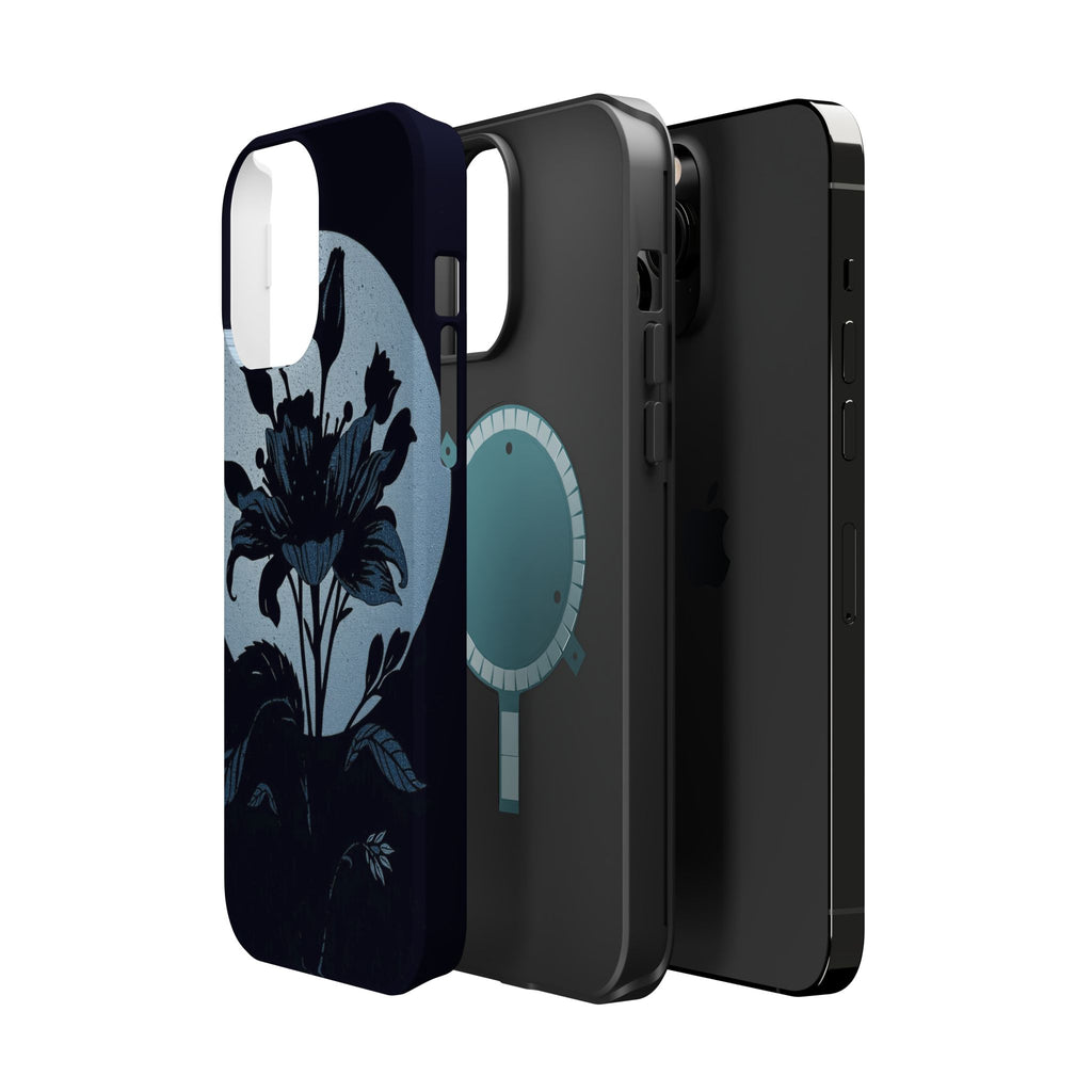 iPhone Radiant Floral Silhouette Design Slim Everyday Designer Case · iPhone Cas