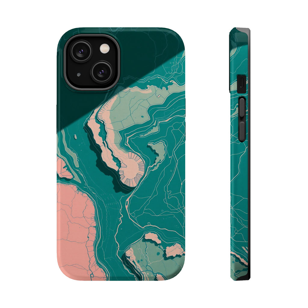 iPhone Earthy River Delta Aerial Design Slim Everyday iPhone 18 · iPhone Case