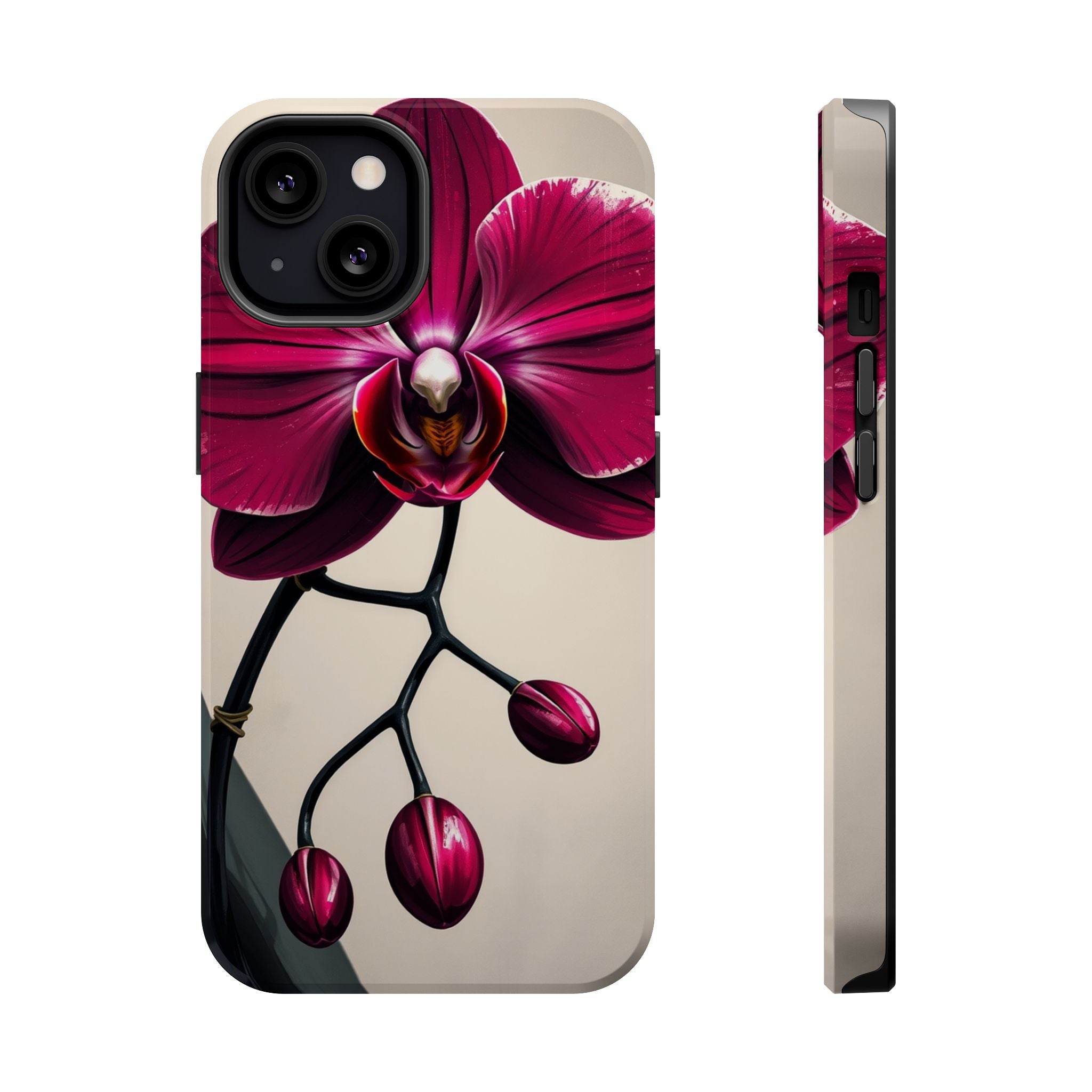 iPhone Orchid Study Enchanted Art Bold Modern Everyday Snap Case · iPhone Case